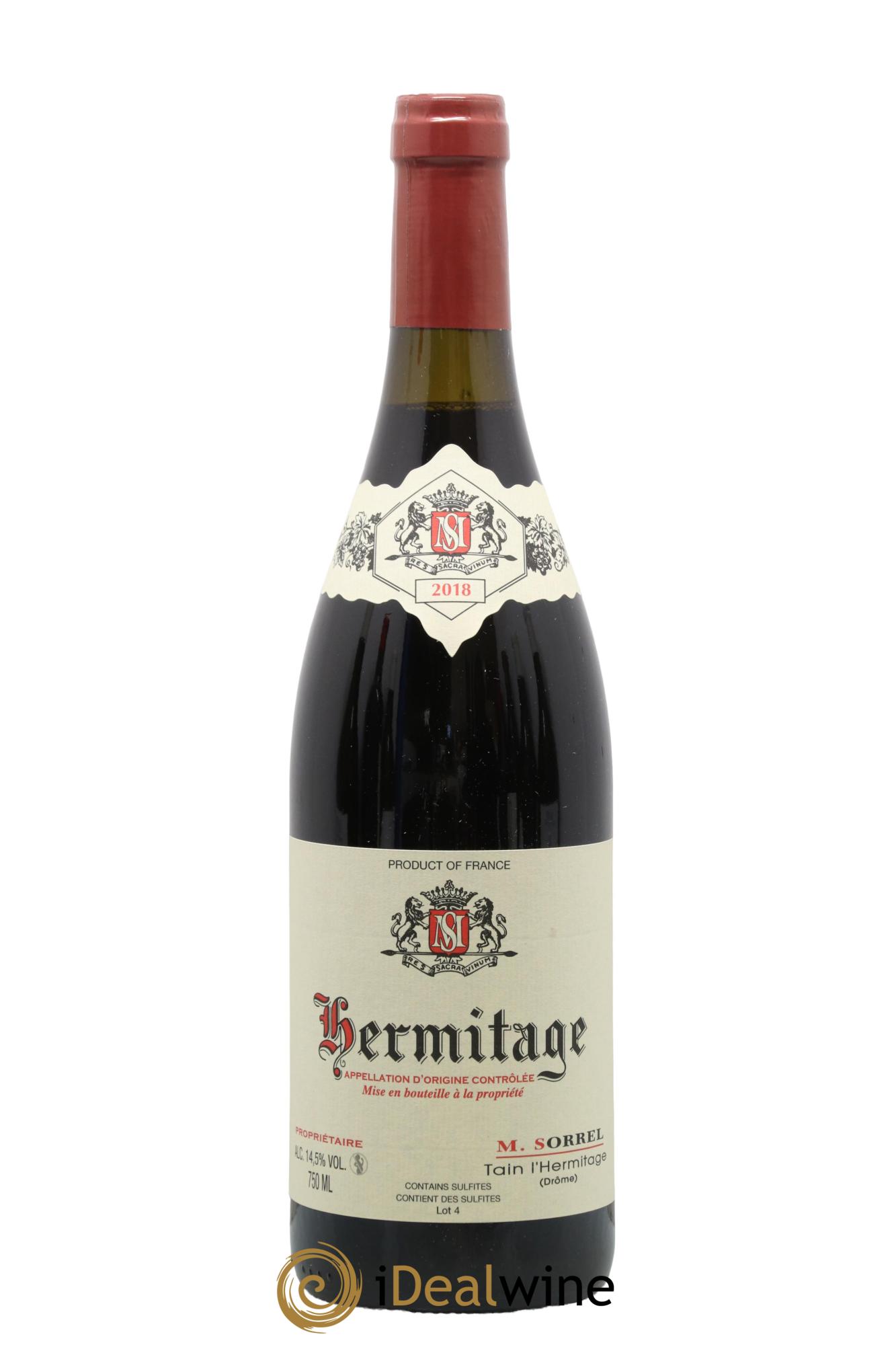 Hermitage Marc Sorrel  2018 - Lot of 1 bottle - 0