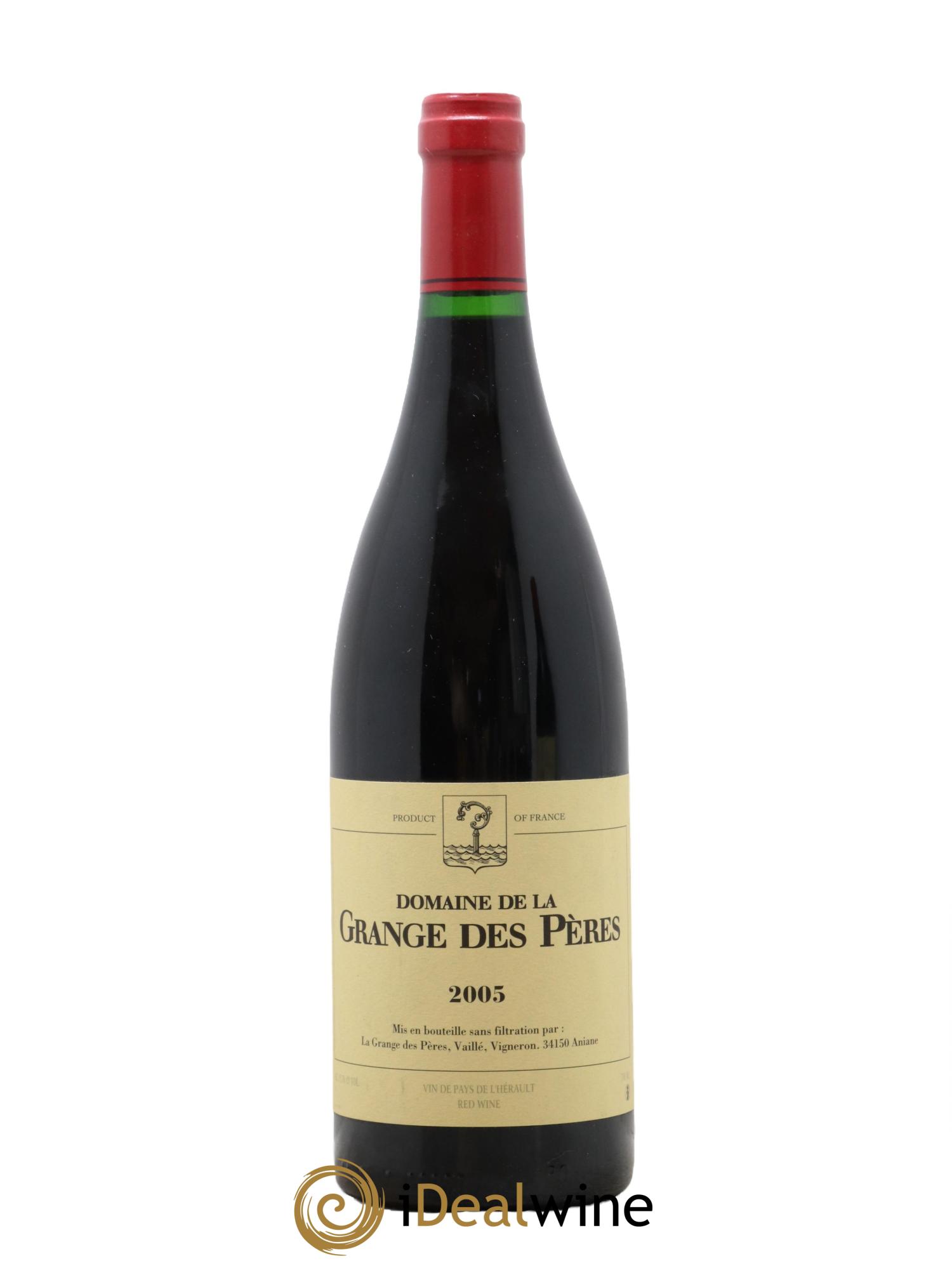 IGP Pays d'Hérault Grange des Pères Laurent Vaillé 2005 - Lot de 1 bouteille - 0