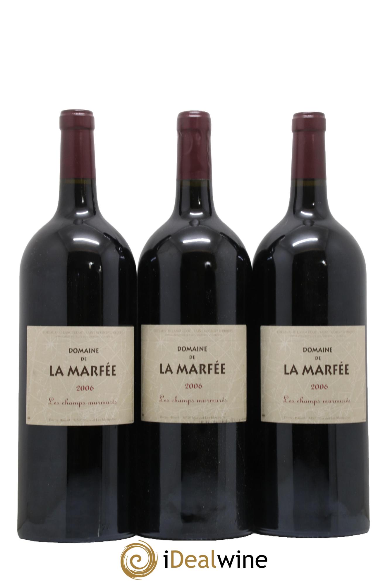 Saint Georges d'Orques Les Champs murmurés Domaine de la Marfée 2006 - Lot de 3 magnums - 0