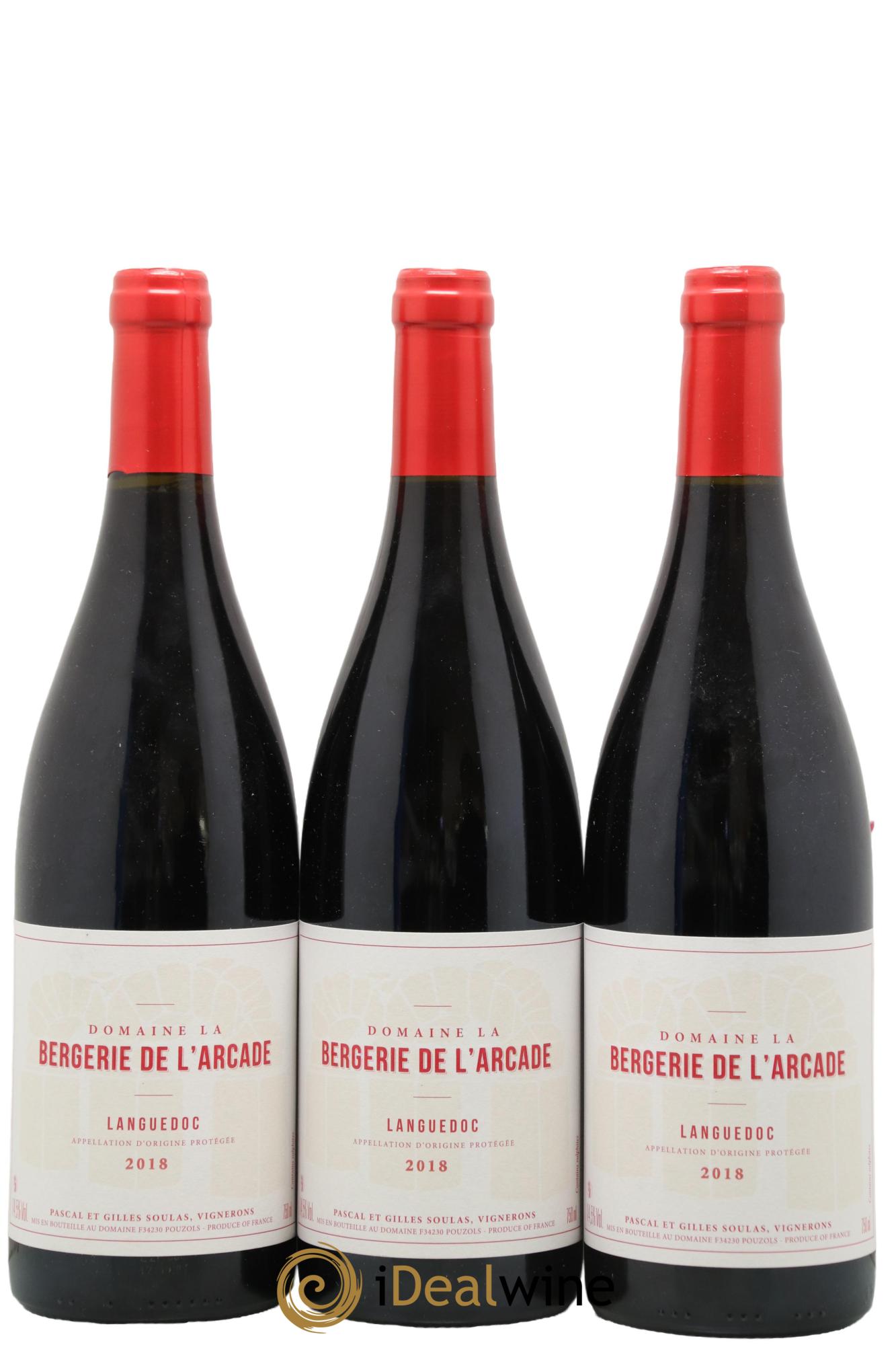 Languedoc La Bergerie de l'Arcade (Domaine) 2018 - Lotto di 3 bottiglie - 0