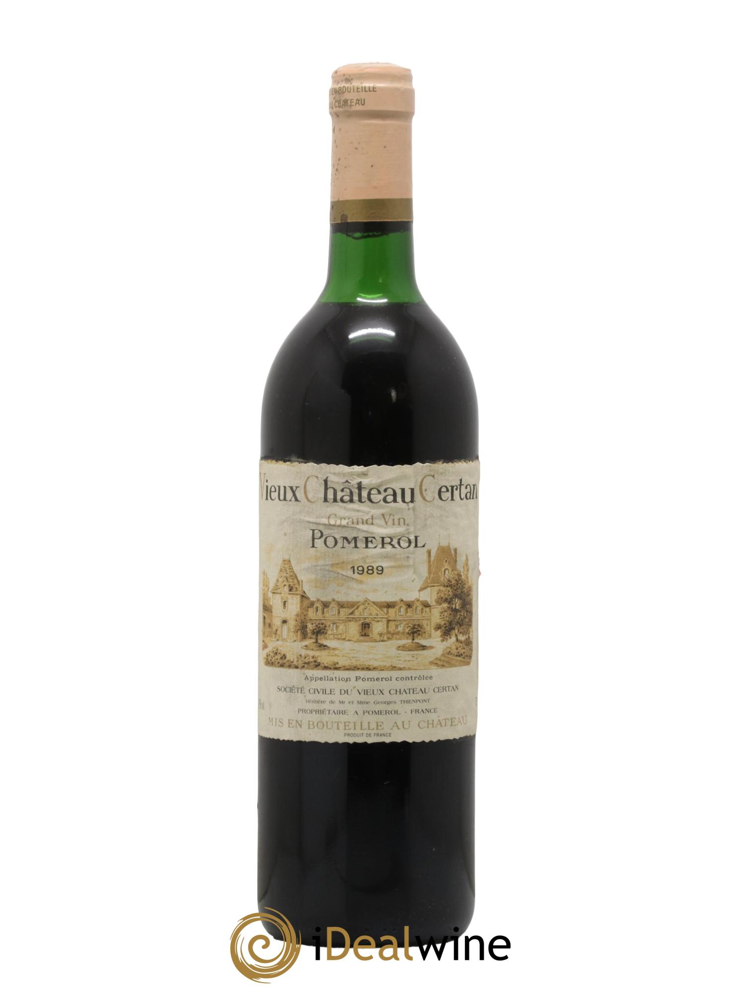 Vieux Château Certan 1989 - Lot of 1 bottle - 0