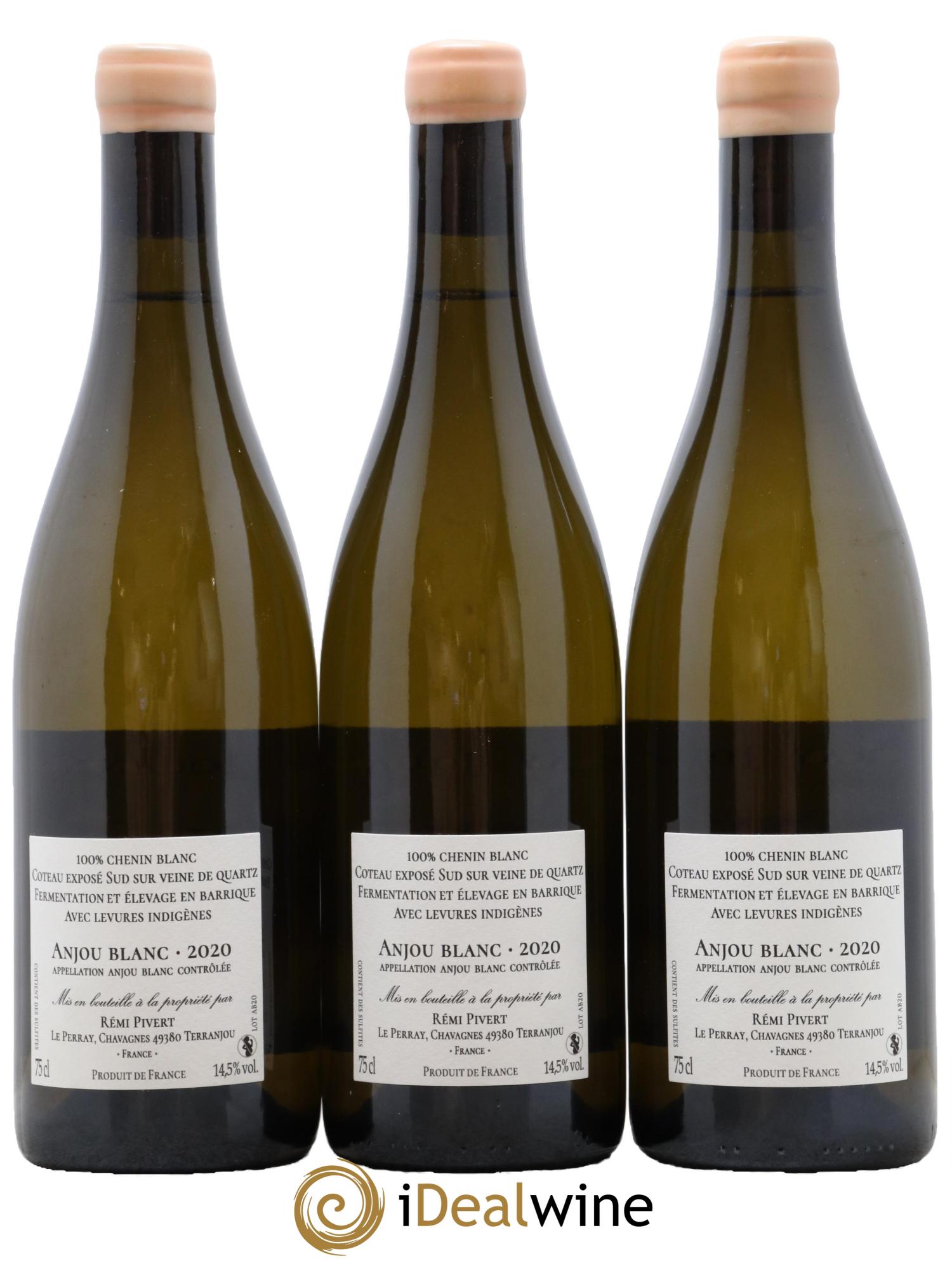 Anjou Domaine Perray Jouannet 2020 - Lot de 3 bouteilles - 1