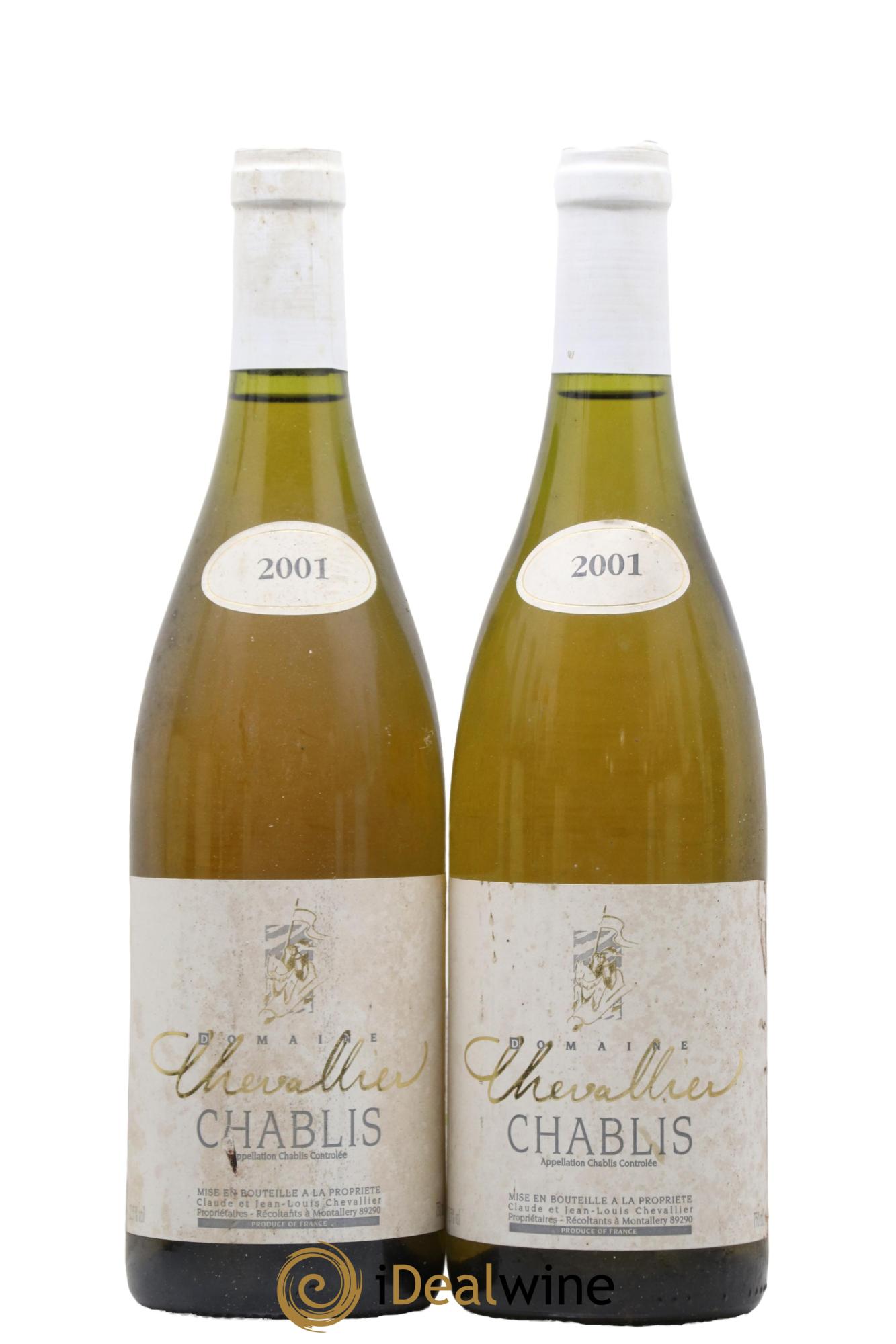 Chablis Domaine Chevallier 2001 - Posten von 2 Flaschen - 0