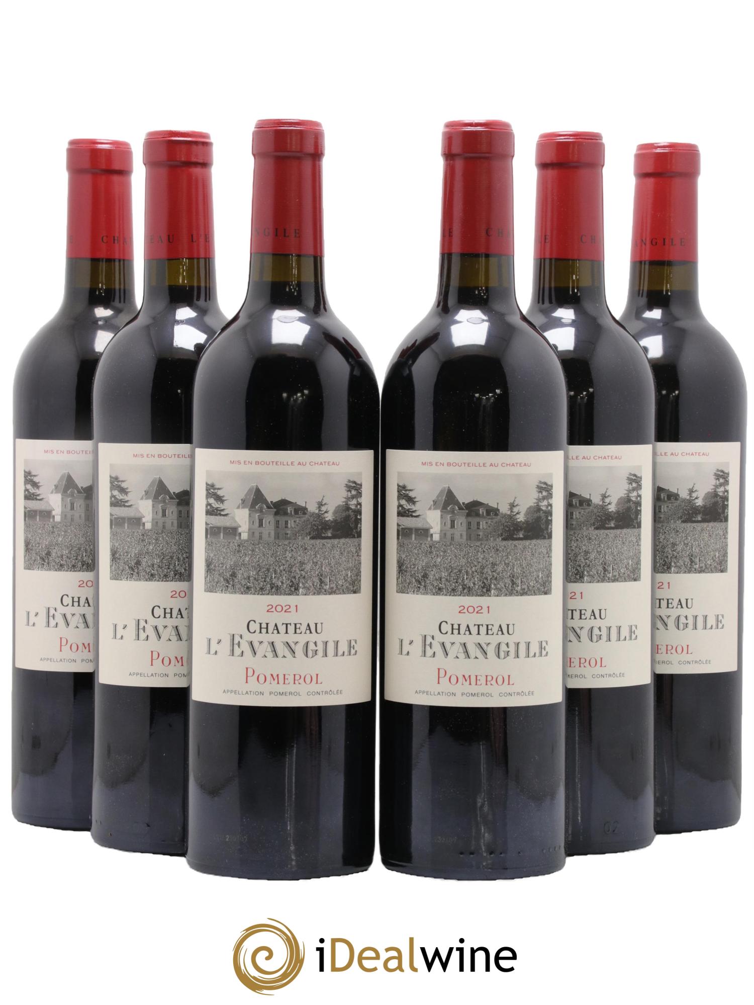 Château l' Évangile 2021 - Lot of 6 bottles - 0