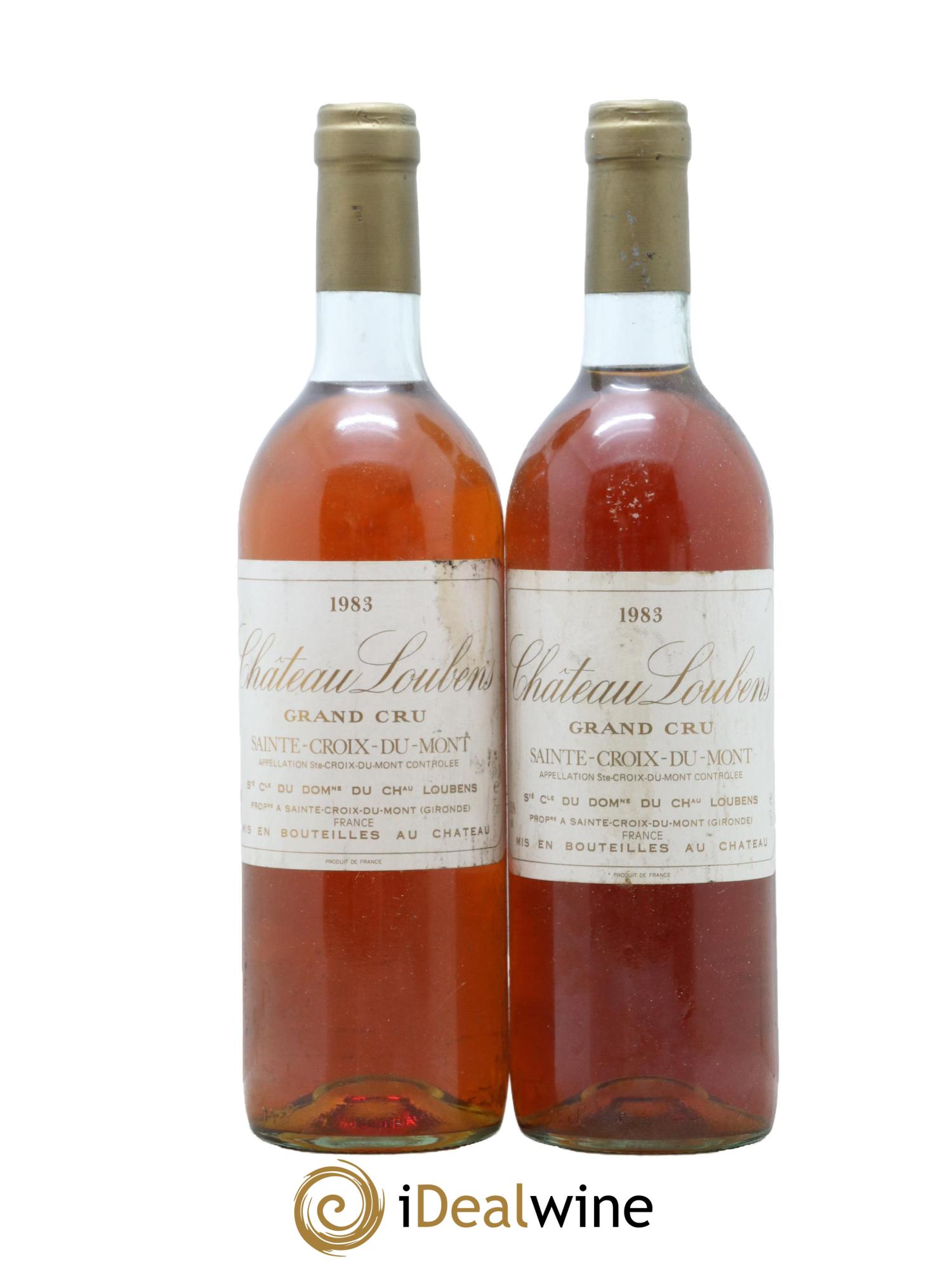 Sainte-Croix-du-Mont Chateau Loubens 1983 - Lot of 2 bottles - 0