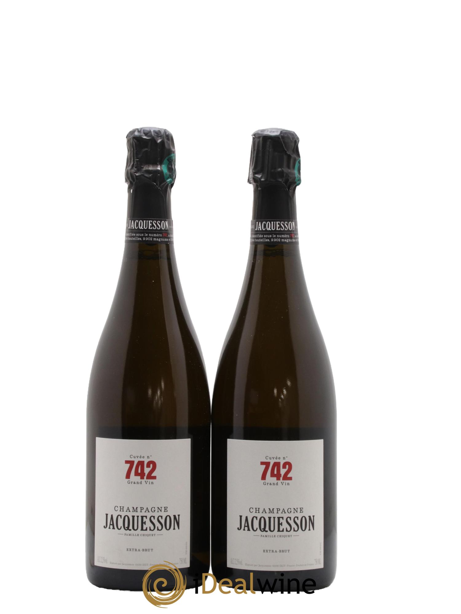 Cuvée 742 Extra-Brut Jacquesson - Lot of 2 bottles - 0