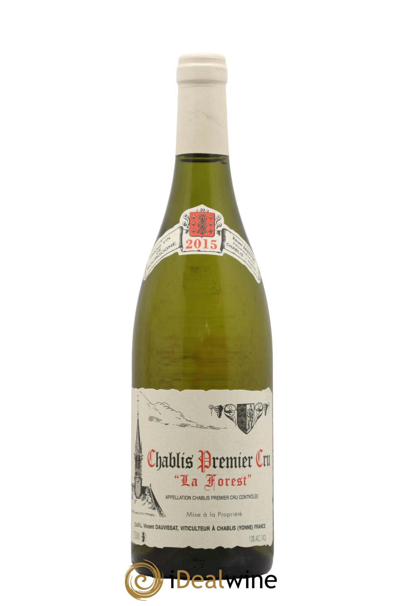 Chablis 1er Cru La Forest Vincent Dauvissat (Domaine) 2015 - Posten von 1 Flasche - 0