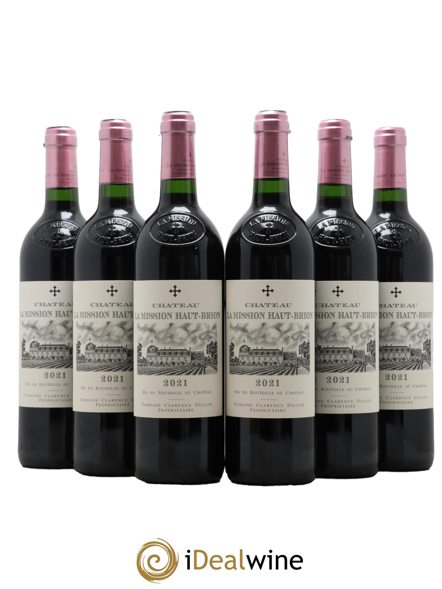 Château la Mission Haut-Brion Cru Classé de Graves 2021 - Posten von 6 Flaschen - 0