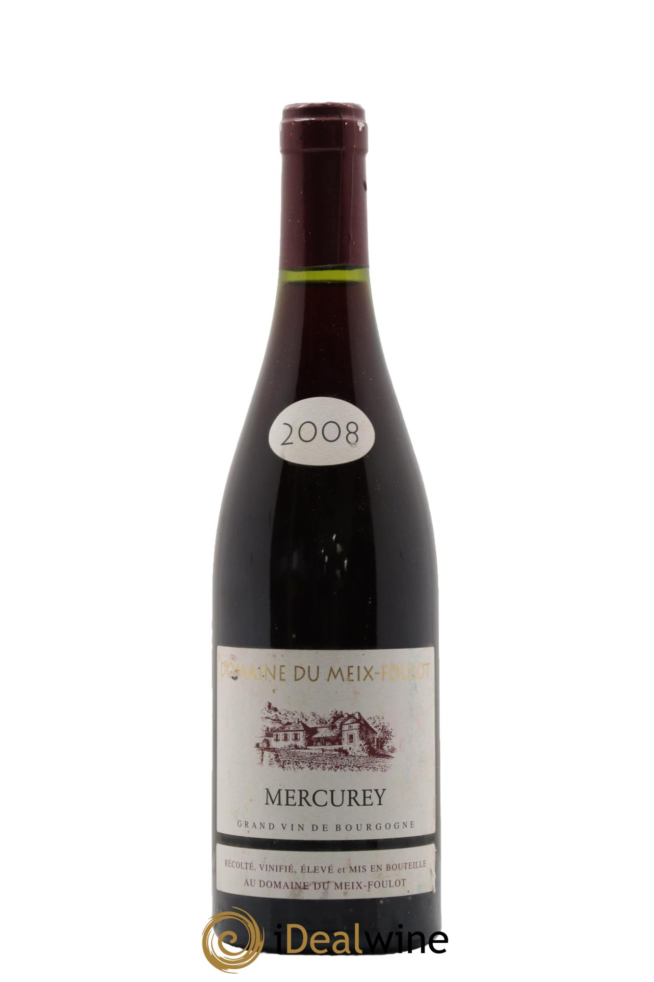 Mercurey Domaine Meix Foulot 2008 - Lotto di 1 bottiglia - 0