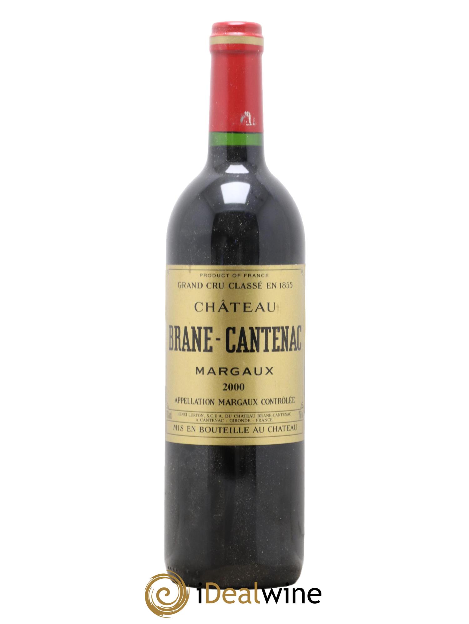 Château Brane Cantenac 2ème Grand Cru Classé 2000 - Lot de 1 bouteille - 0