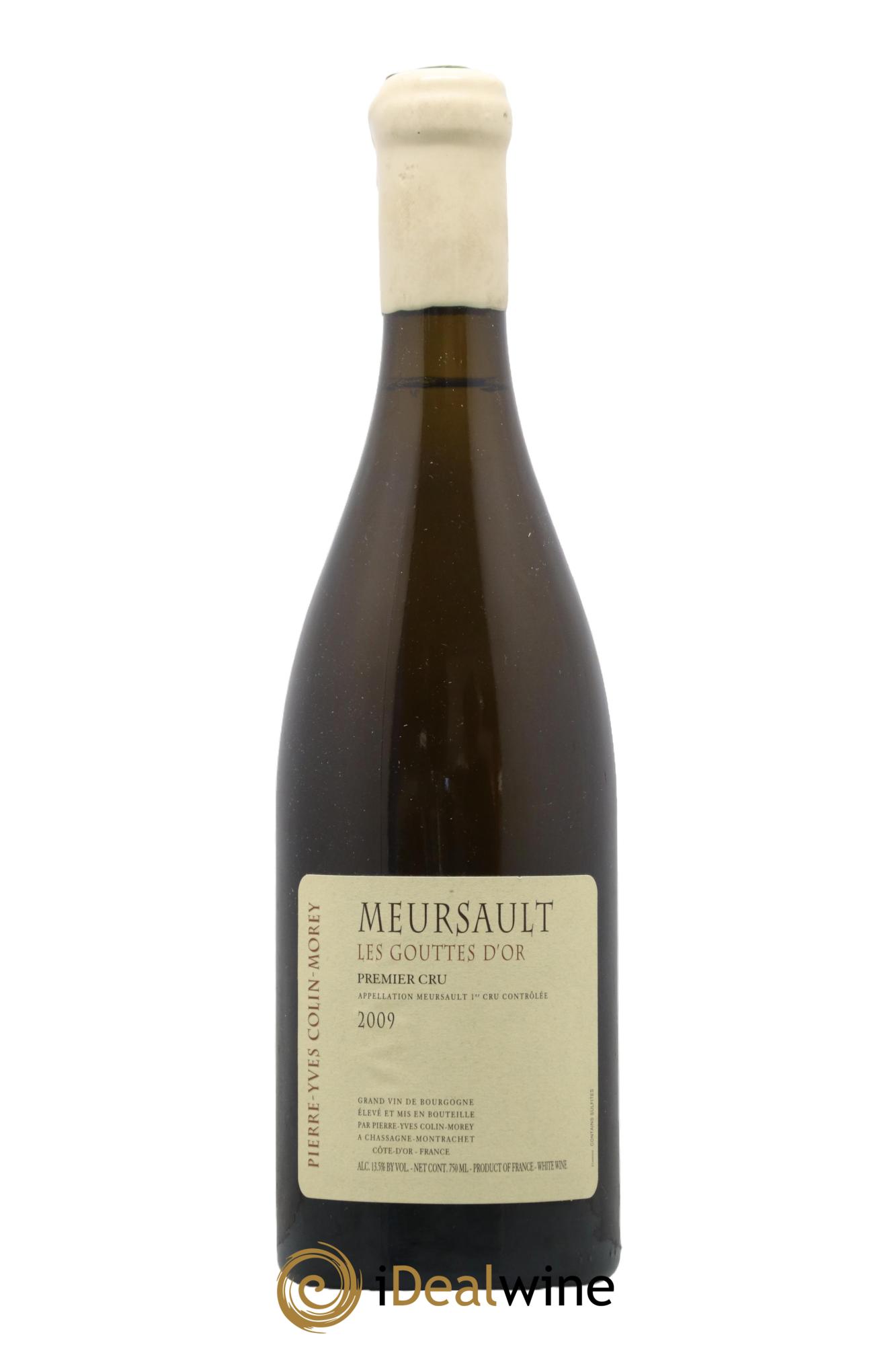 Meursault 1er Cru Les Gouttes d'Or Pierre-Yves Colin Morey 2009 - Posten von 1 Flasche - 0