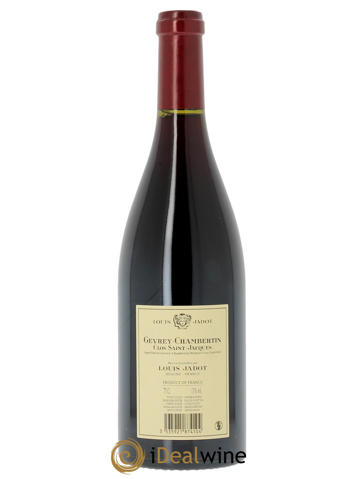 Gevrey-Chambertin 1er Cru Clos Saint Jacques Domaine Louis Jadot  2014 - Lotto di 1 bottiglia - 1