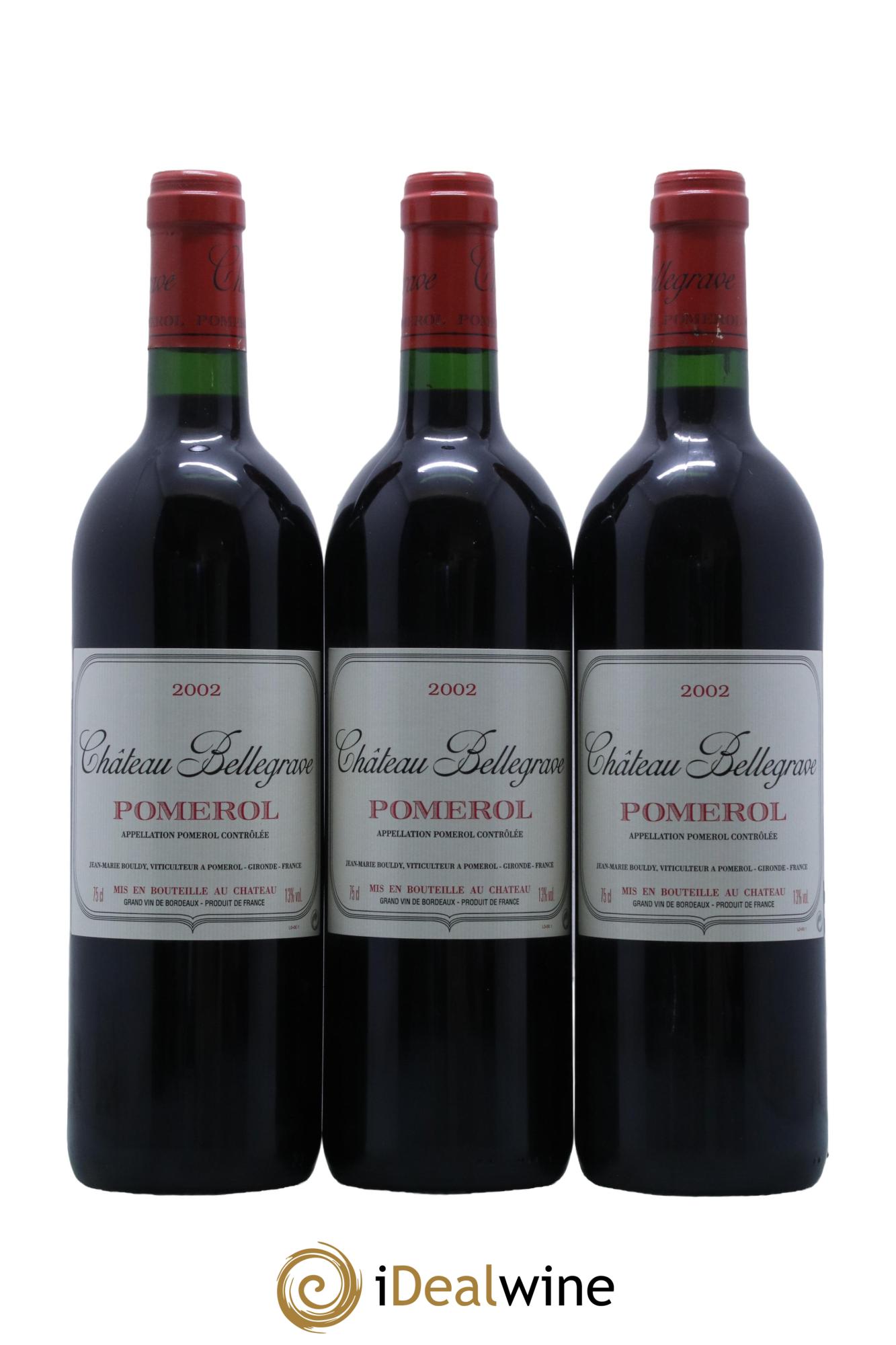 Château Bellegrave  2002 - Lot de 12 bouteilles - 3