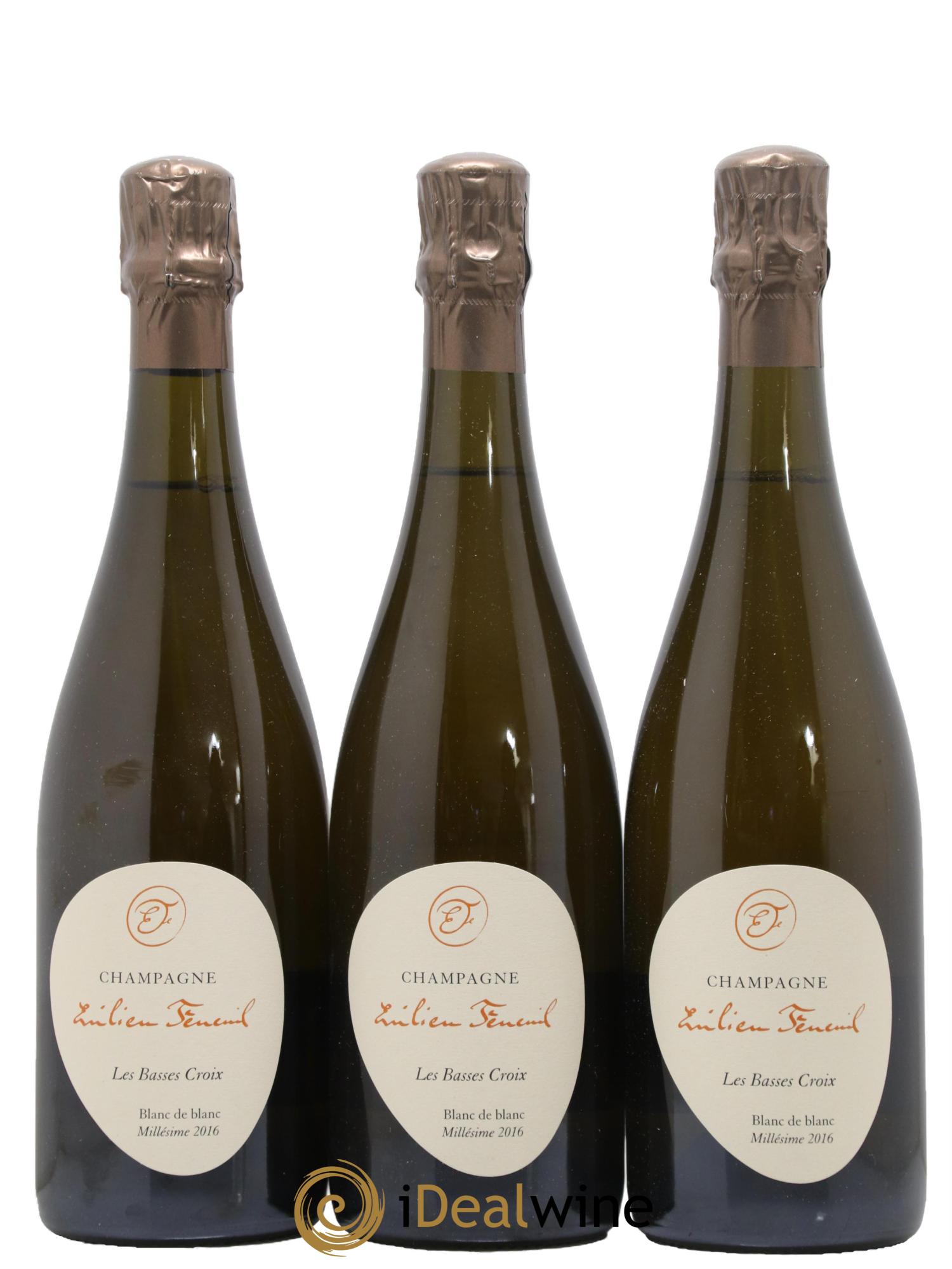 Champagne Les Basses Croix Emilien Feneuil 2016 - Lotto di 3 bottiglie - 0