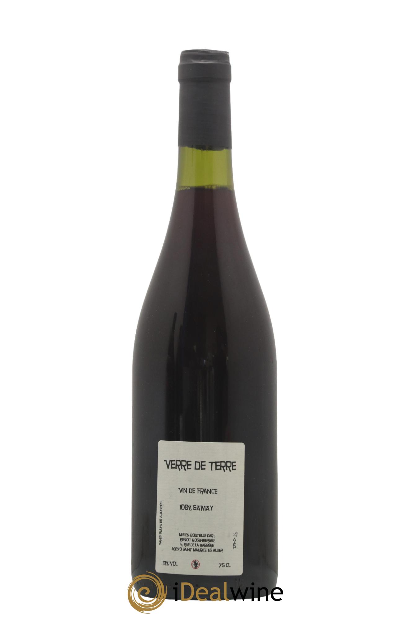 Vin de France Verre de Terre Loup des Vignes Benoit Rosenberger  2020 - Lot de 1 bouteille - 1