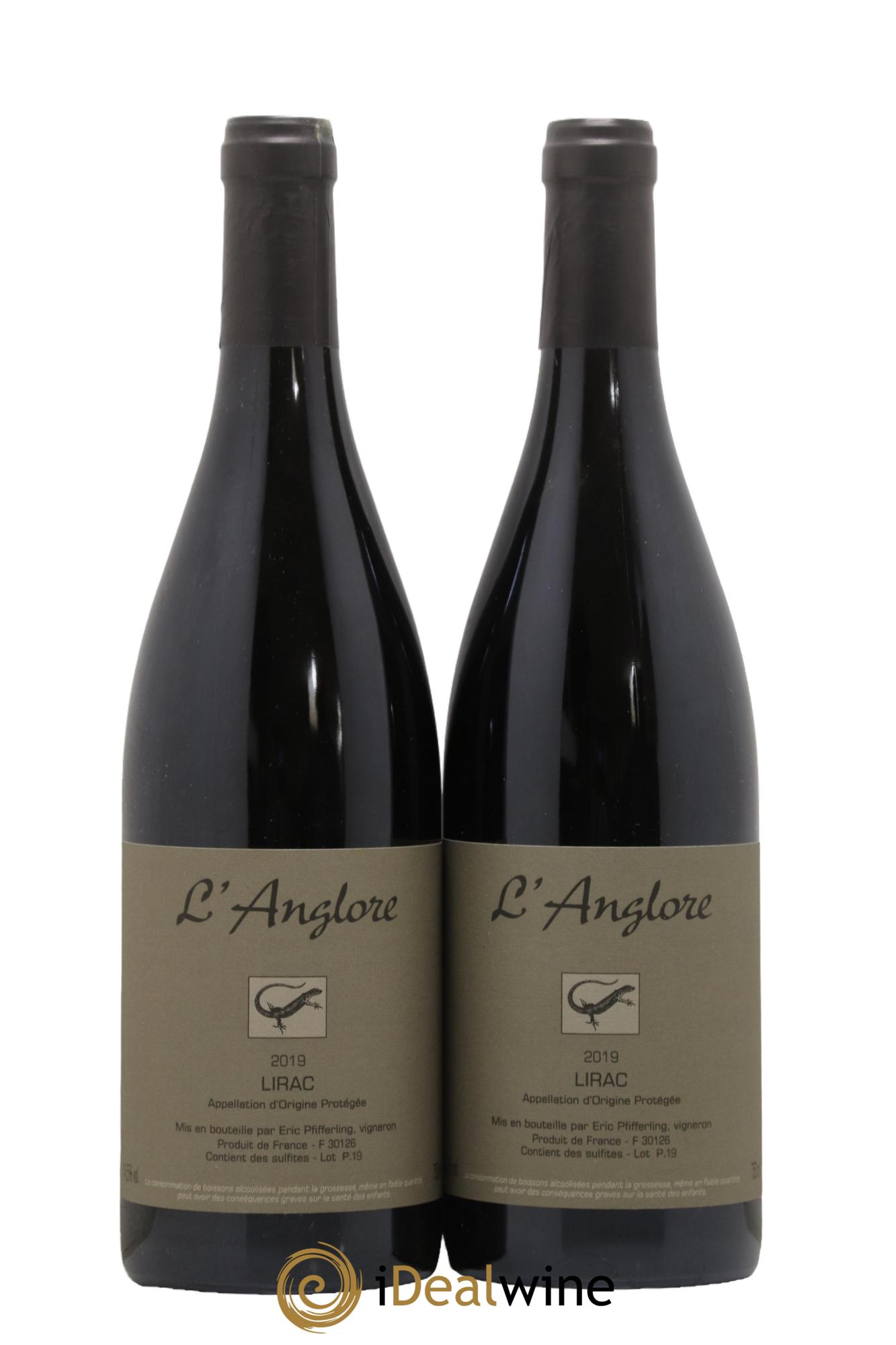 Lirac L'Anglore 2019 - Lot de 2 bouteilles - 0