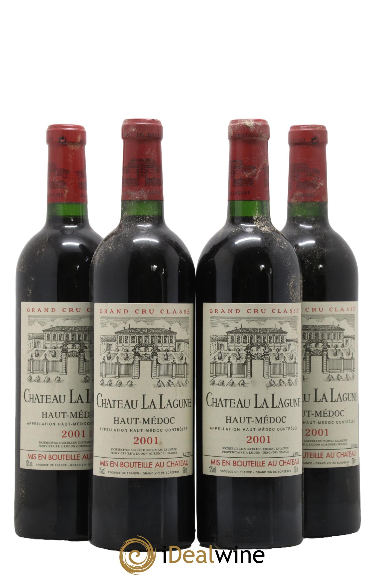 Château la Lagune 3ème Grand Cru Classé 2001 - Lotto di 4 bottiglie - 0