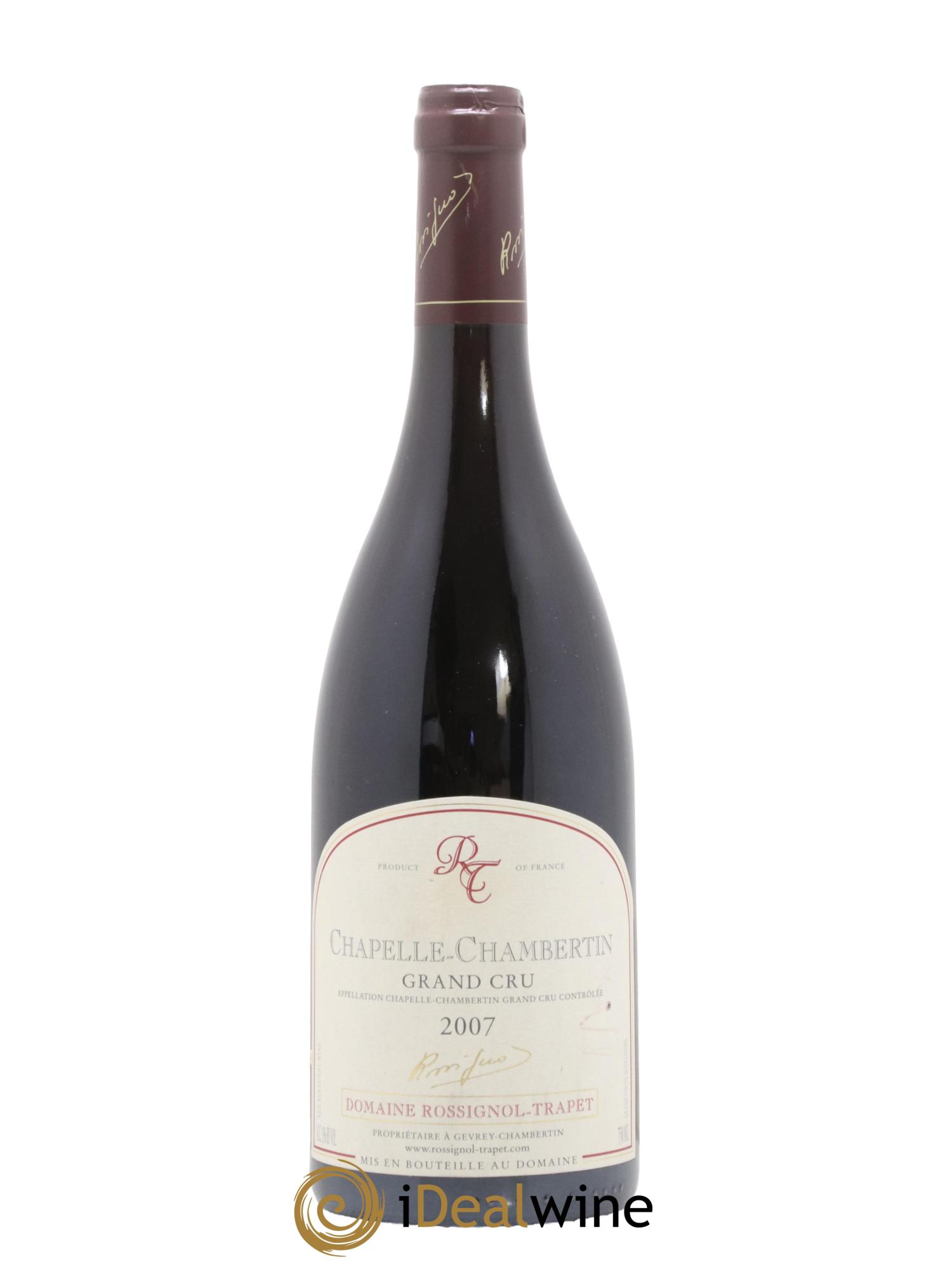 Chapelle-Chambertin Grand Cru Rossignol-Trapet (Domaine) 2007 - Posten von 1 Flasche - 0