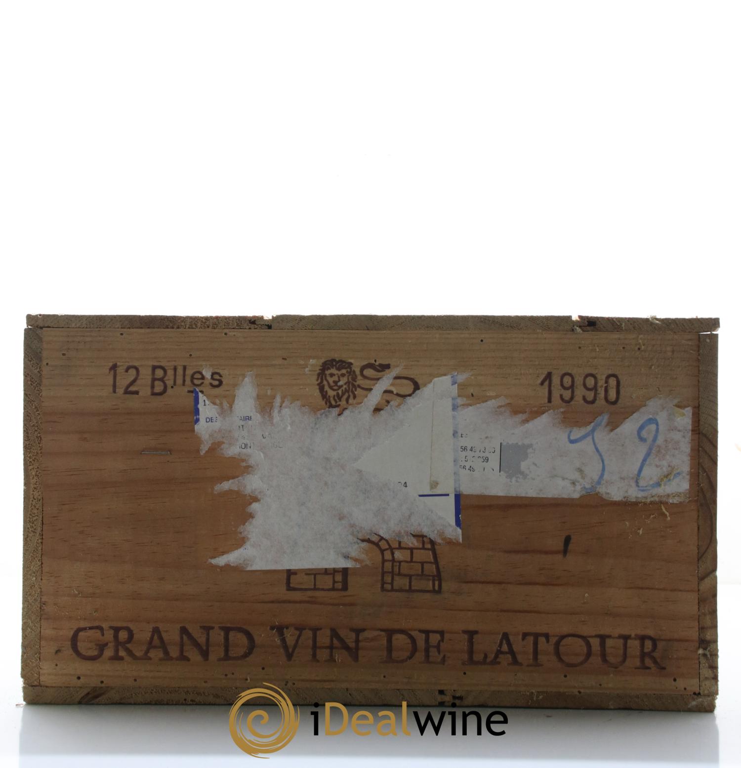 Château Latour 1er Grand Cru Classé 1990 - Lot de 12 bouteilles - 1