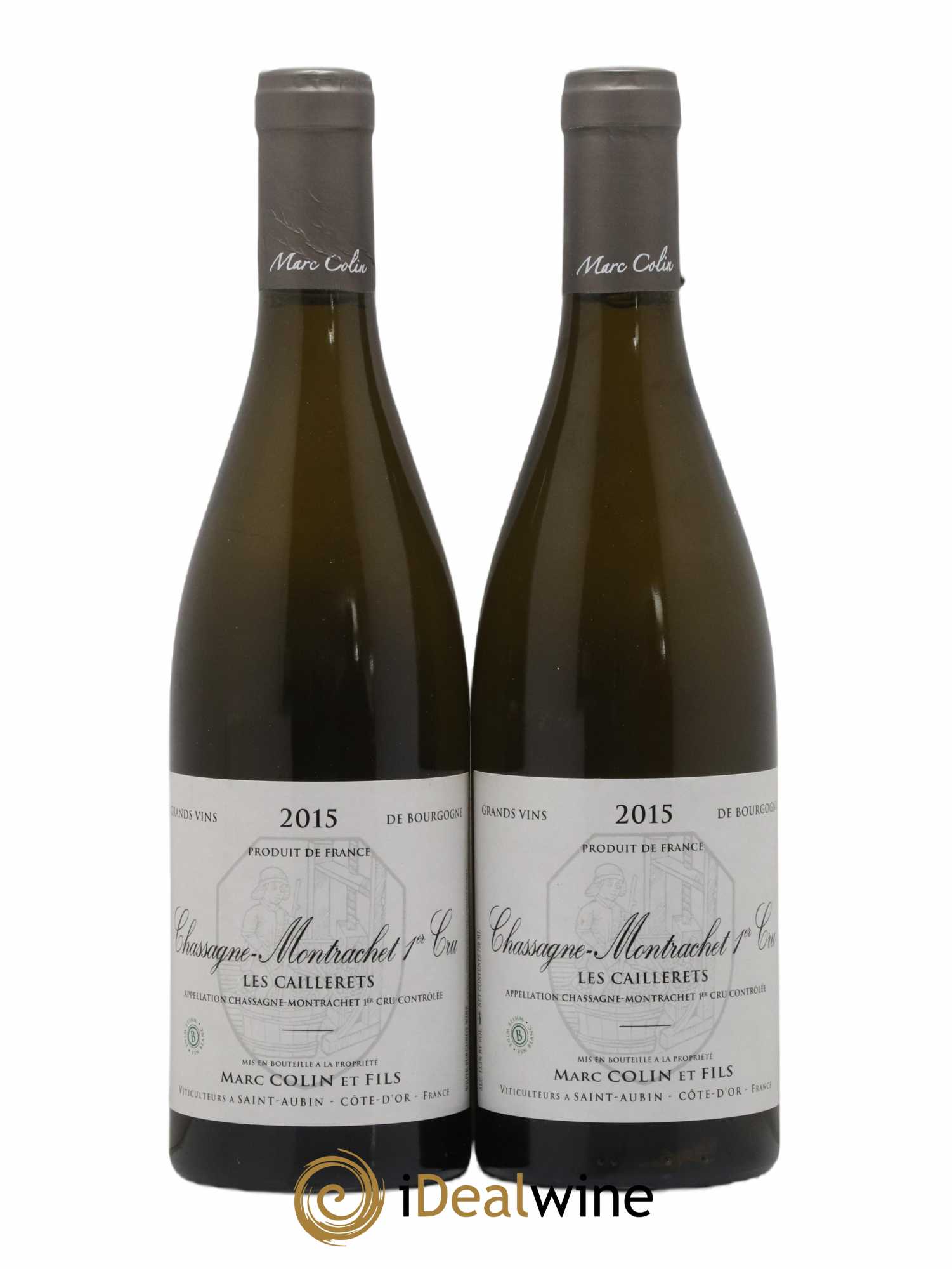 Chassagne-Montrachet 1er Cru Les Caillerets Marc Colin & Fils  2015 - Lotto di 2 bottiglie - 0