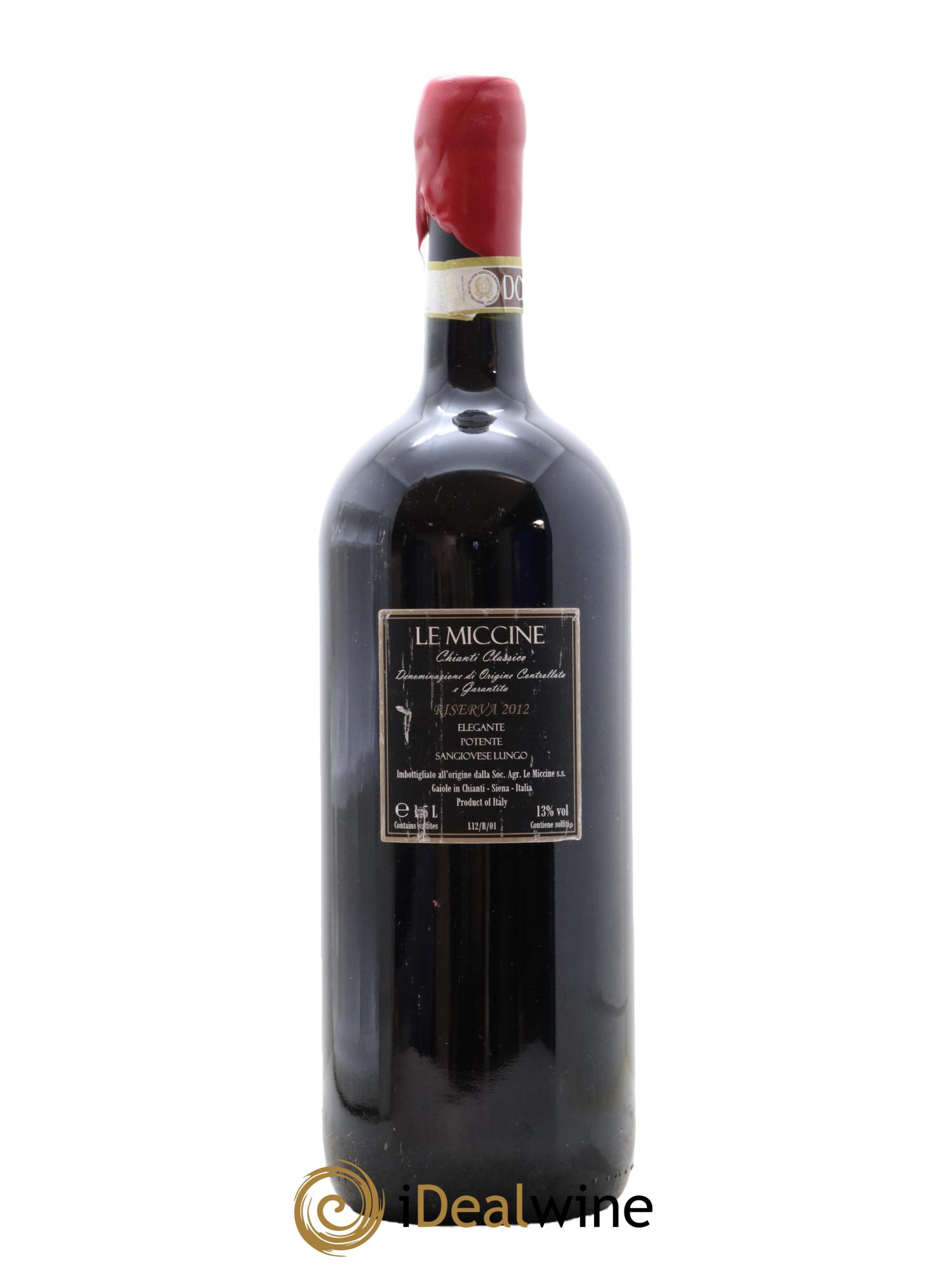 Chianti Classico DOCG Riserva Le Miccine 2012 - Posten von 1 Magnum - 1