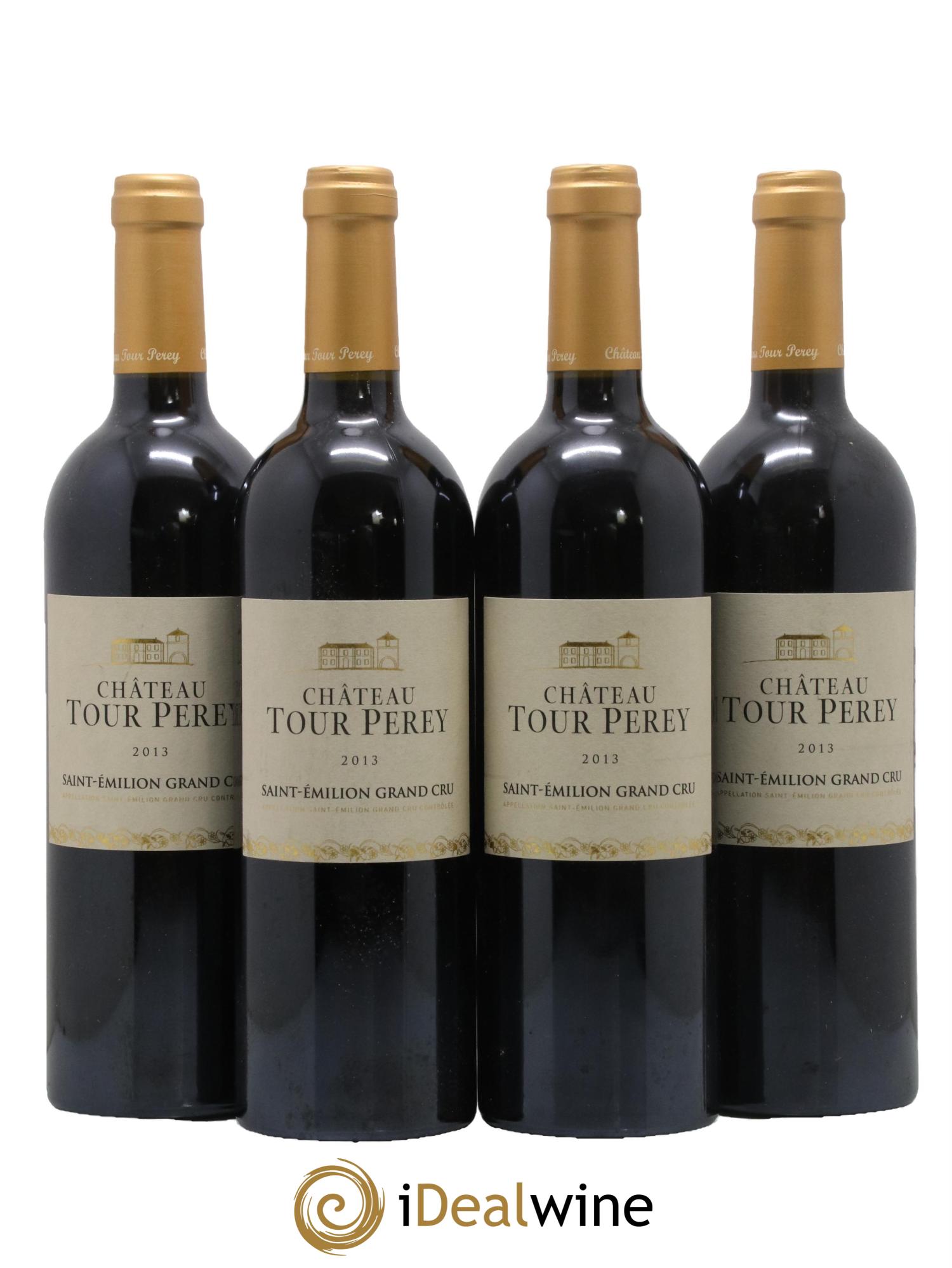 Saint-Émilion Grand Cru Château Tour Perey 2013 - Lot of 4 bottles - 0