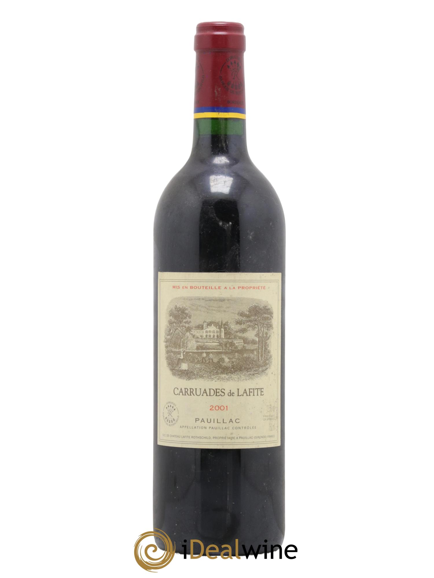 Carruades de Lafite Rothschild Second Vin 2001 - Lot de 1 bouteille - 0