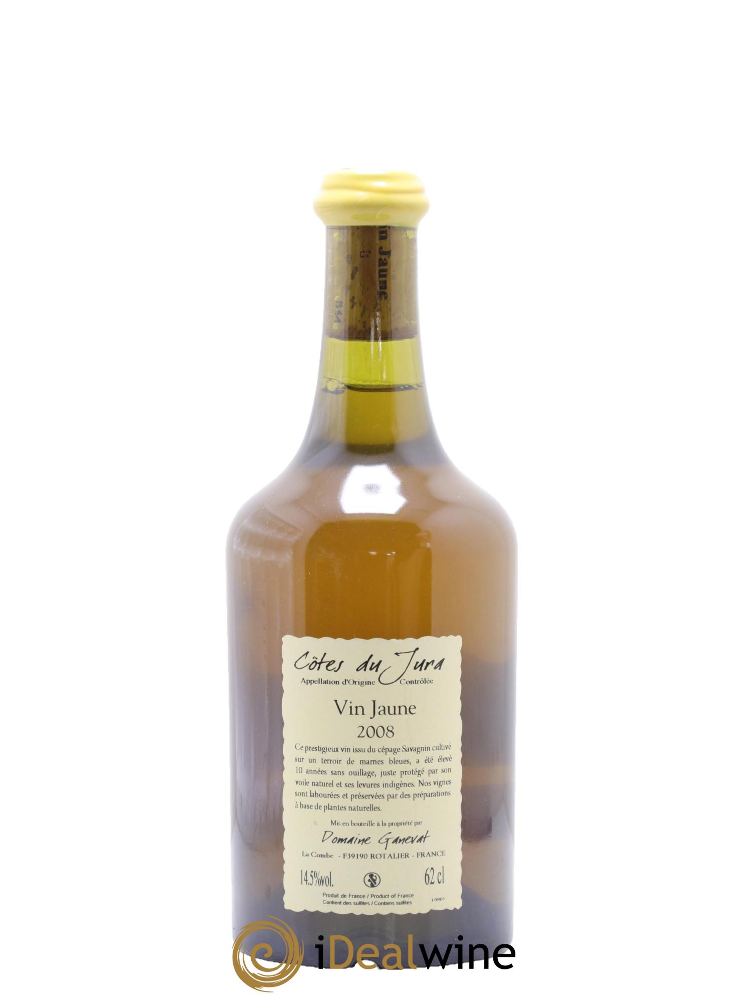 Côtes du Jura Vin Jaune Jean-François Ganevat (Domaine) 2008 - Lot de 1 clavelin - 1