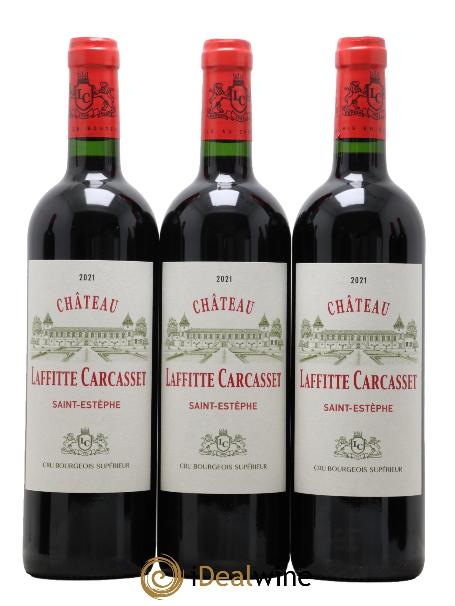 Château Laffitte Carcasset  Cru Bourgeois 2021 - Posten von 12 Flaschen - 1