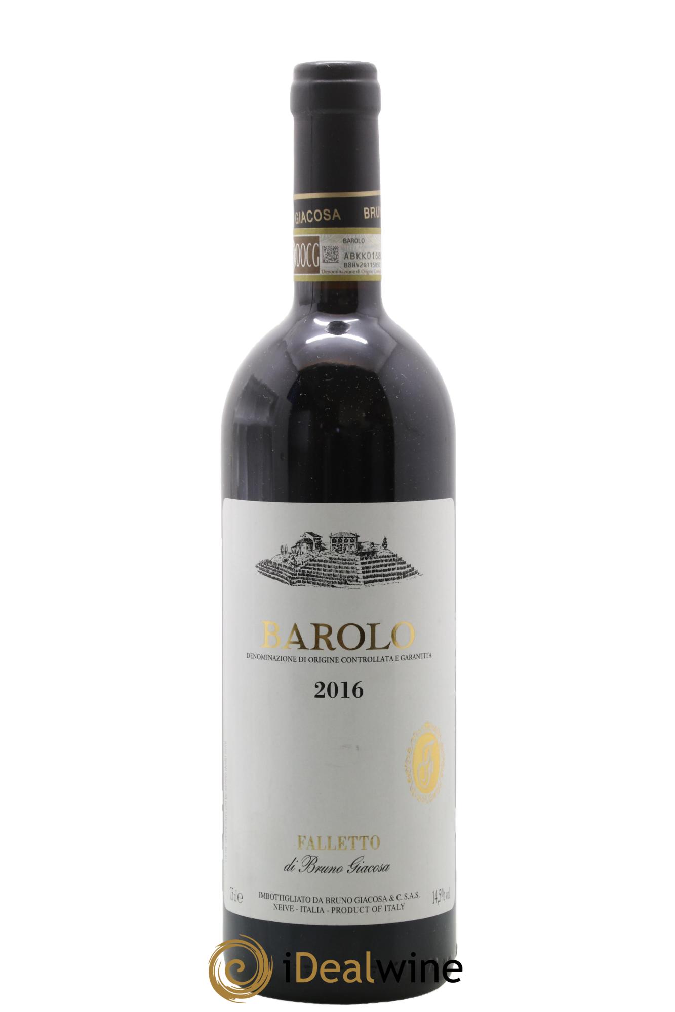 Barolo DOCG Azienda Agricola Falletto di Bruno Giacosa 2016 - Lot of 1 bottle - 0