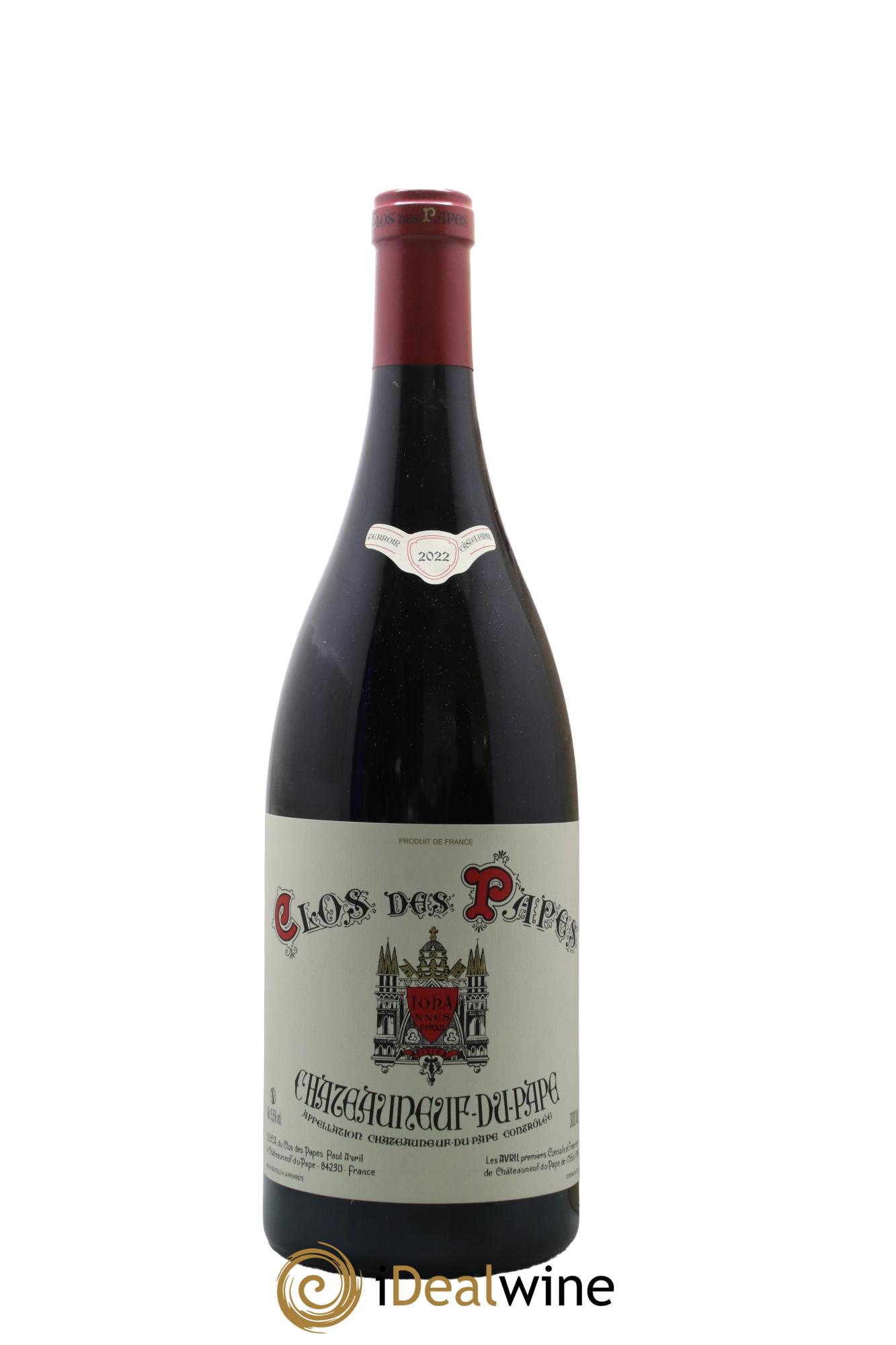 Châteauneuf-du-Pape Clos des Papes - Paul Avril 2022 - Lotto di 1 jéroboam - 0