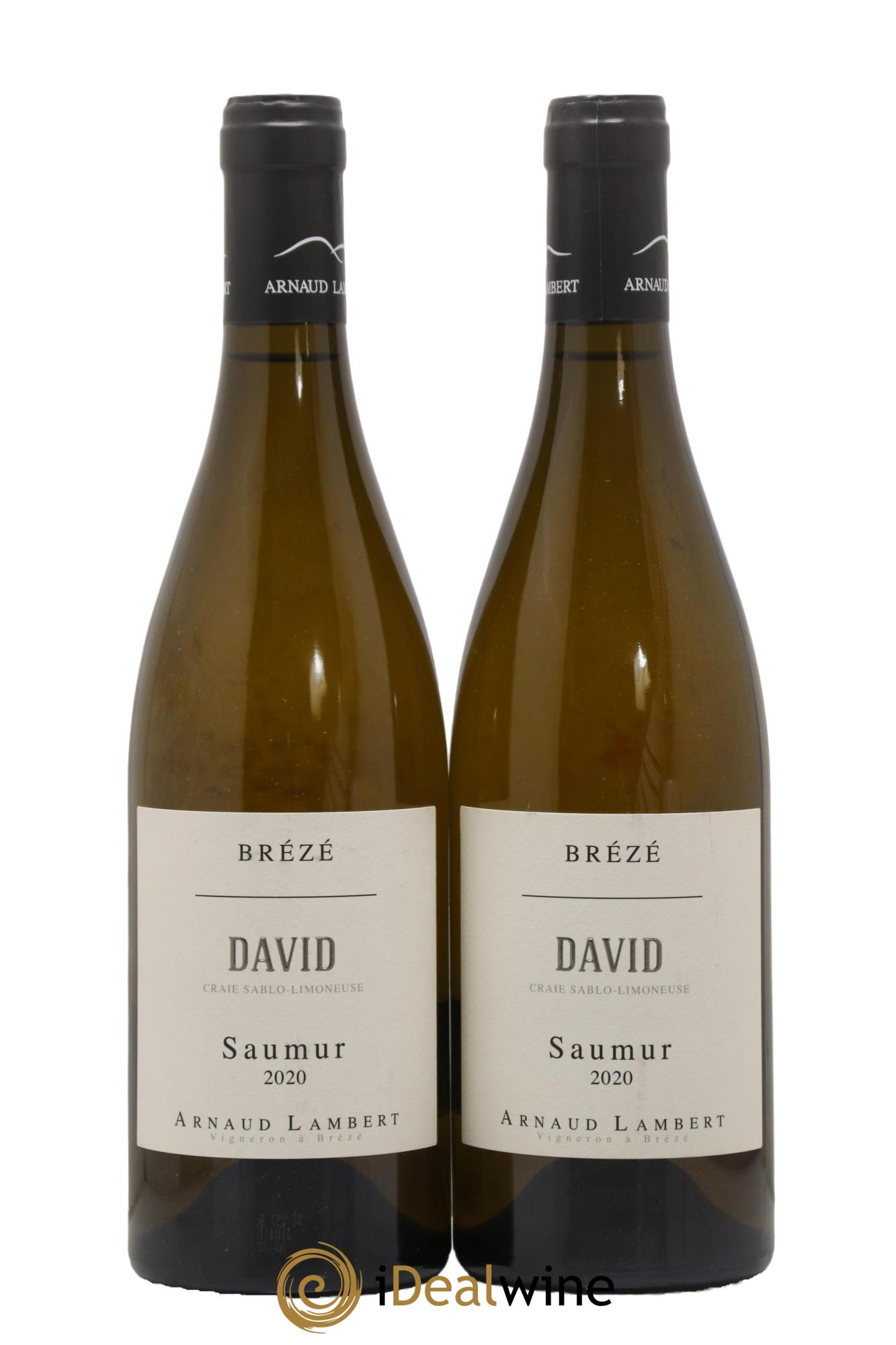 Saumur Brézé Clos David Arnaud Lambert  2020 - Lot of 2 bottles - 0