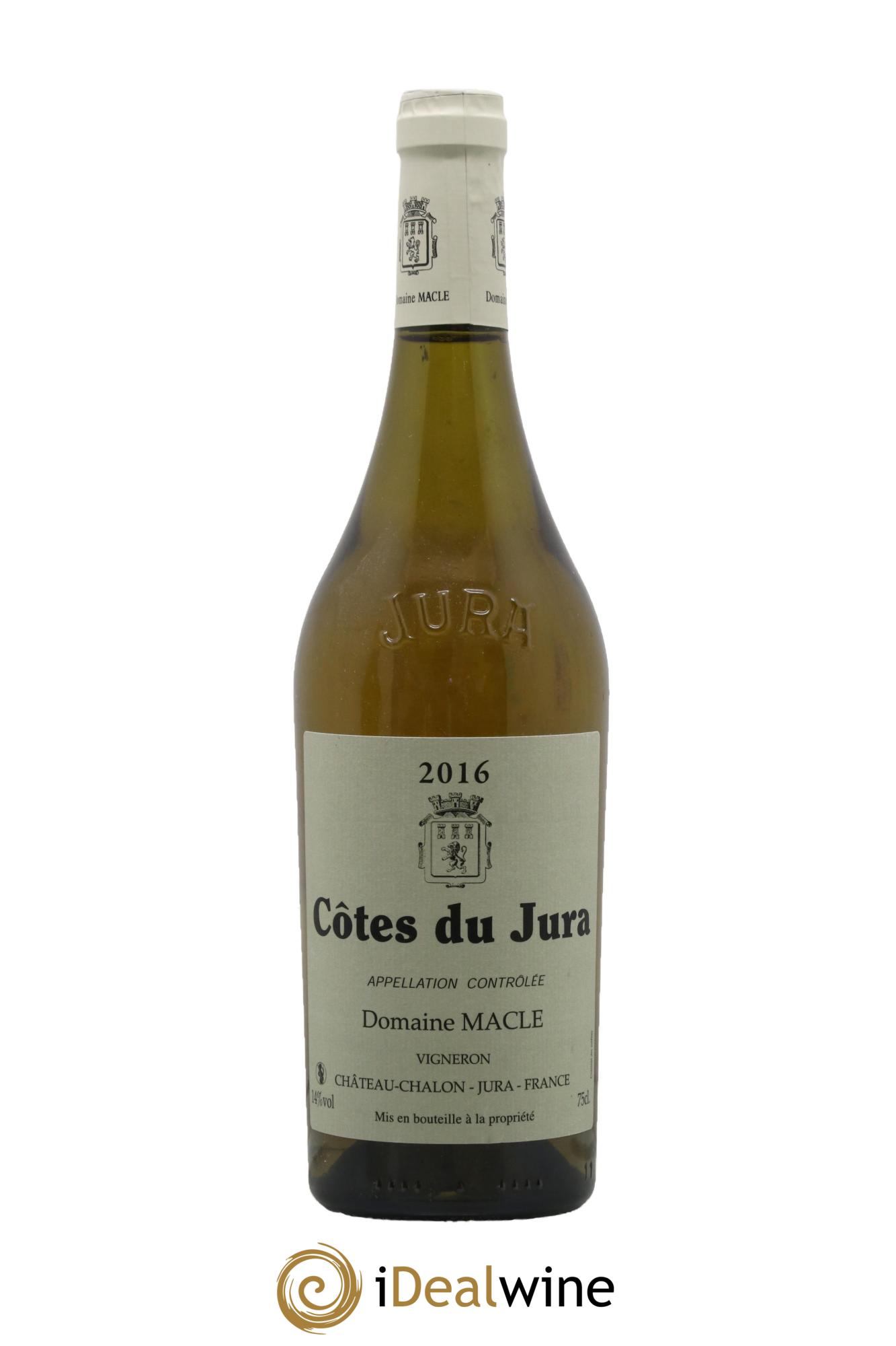 Côtes du Jura Jean Macle 2016 - Lot of 1 bottle - 0