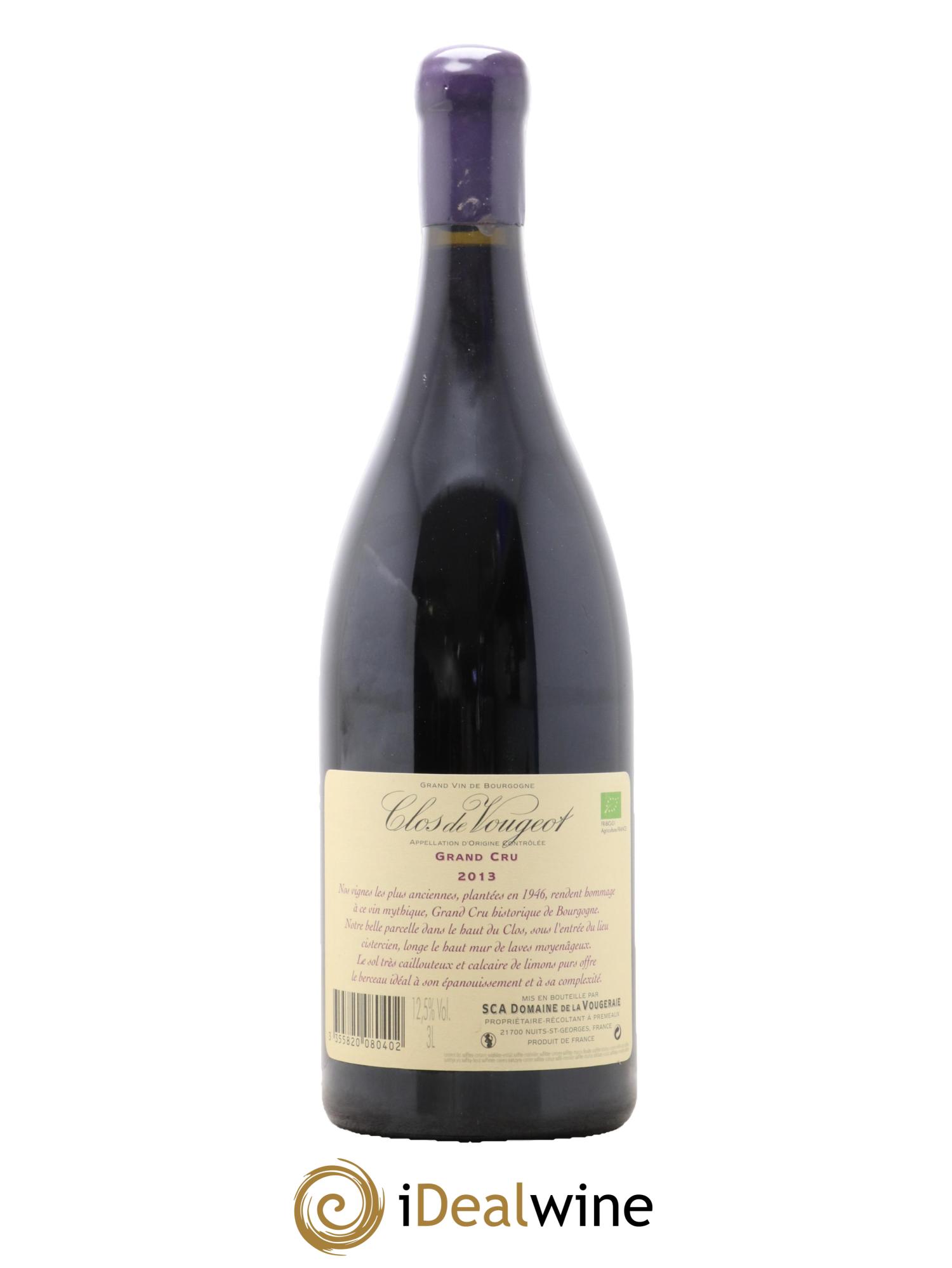 Clos de Vougeot Grand Cru La Vougeraie 2013 - Lotto di 1 jéroboam - 1