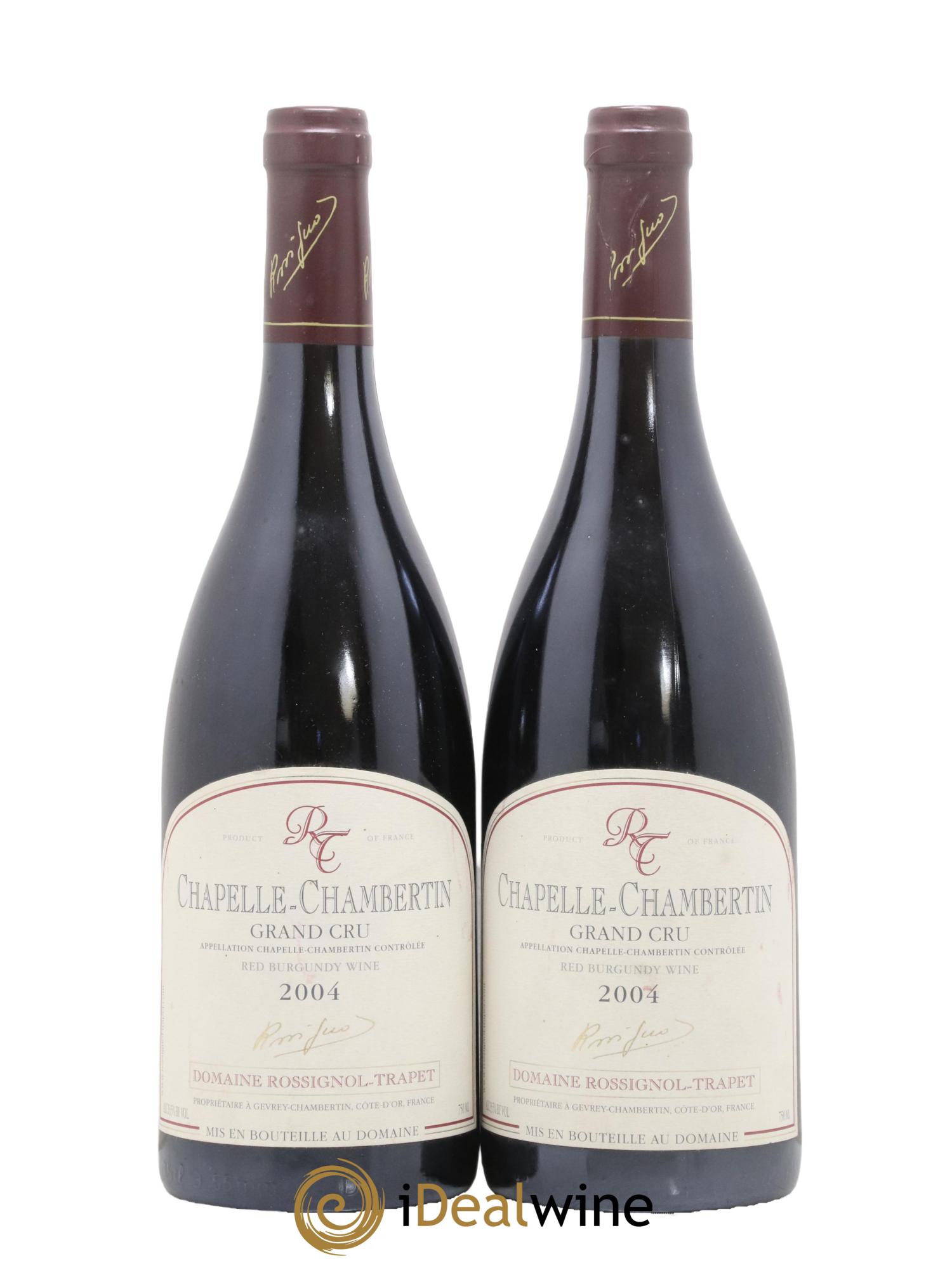 Chapelle-Chambertin Grand Cru Rossignol-Trapet (Domaine) 2004 - Posten von 2 Flaschen - 0