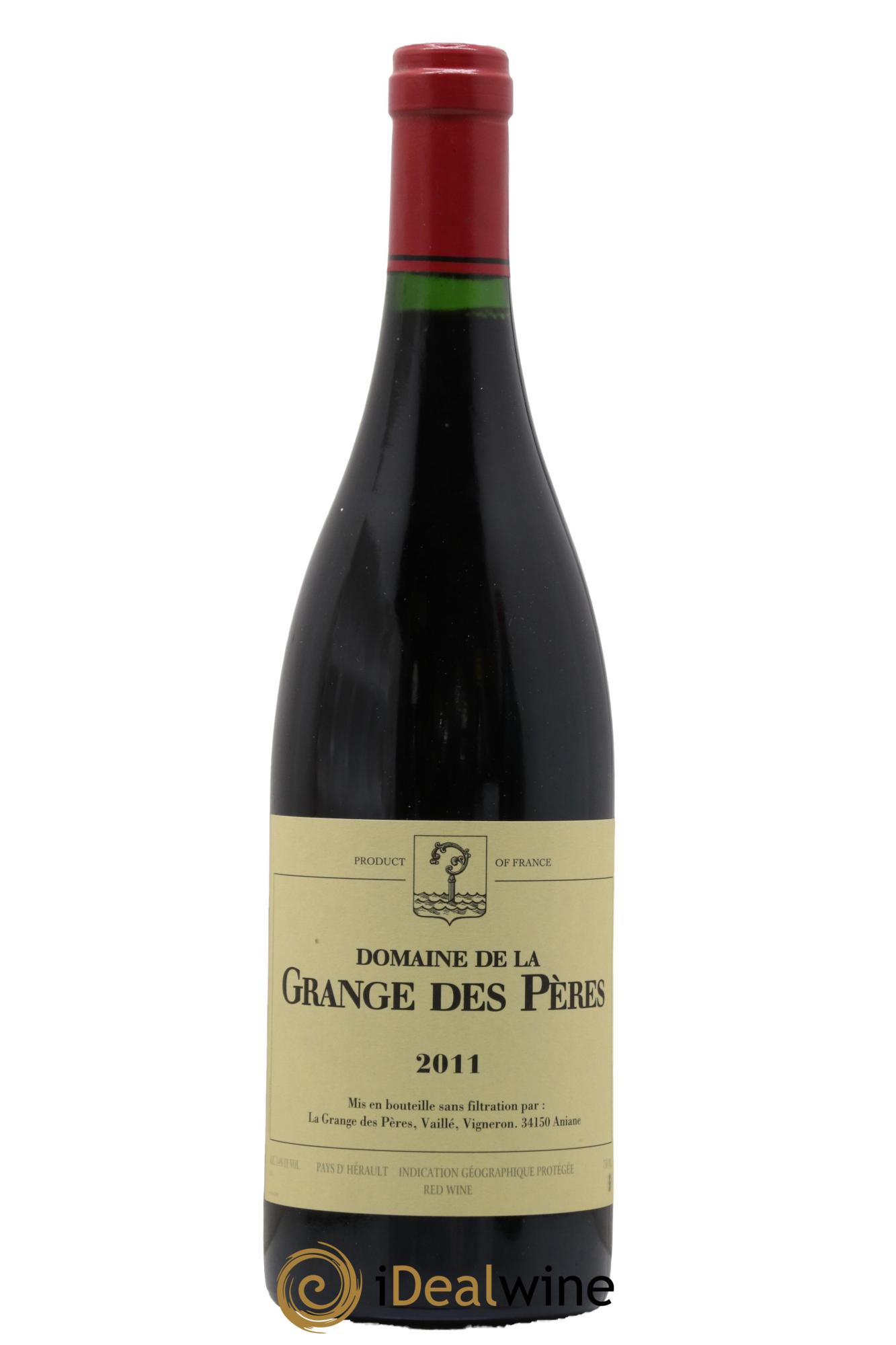 IGP Pays d'Hérault Grange des Pères Laurent Vaillé 2011 - Lot de 1 bouteille - 0