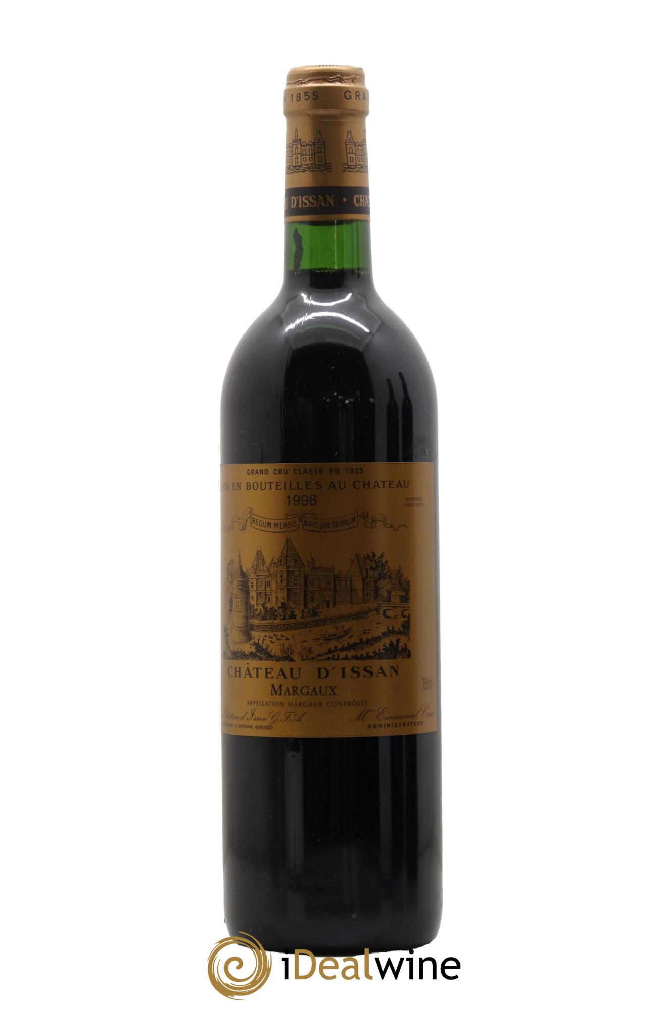 Château d'Issan 3ème Grand Cru Classé  1998 - Lot de 1 bouteille - 0