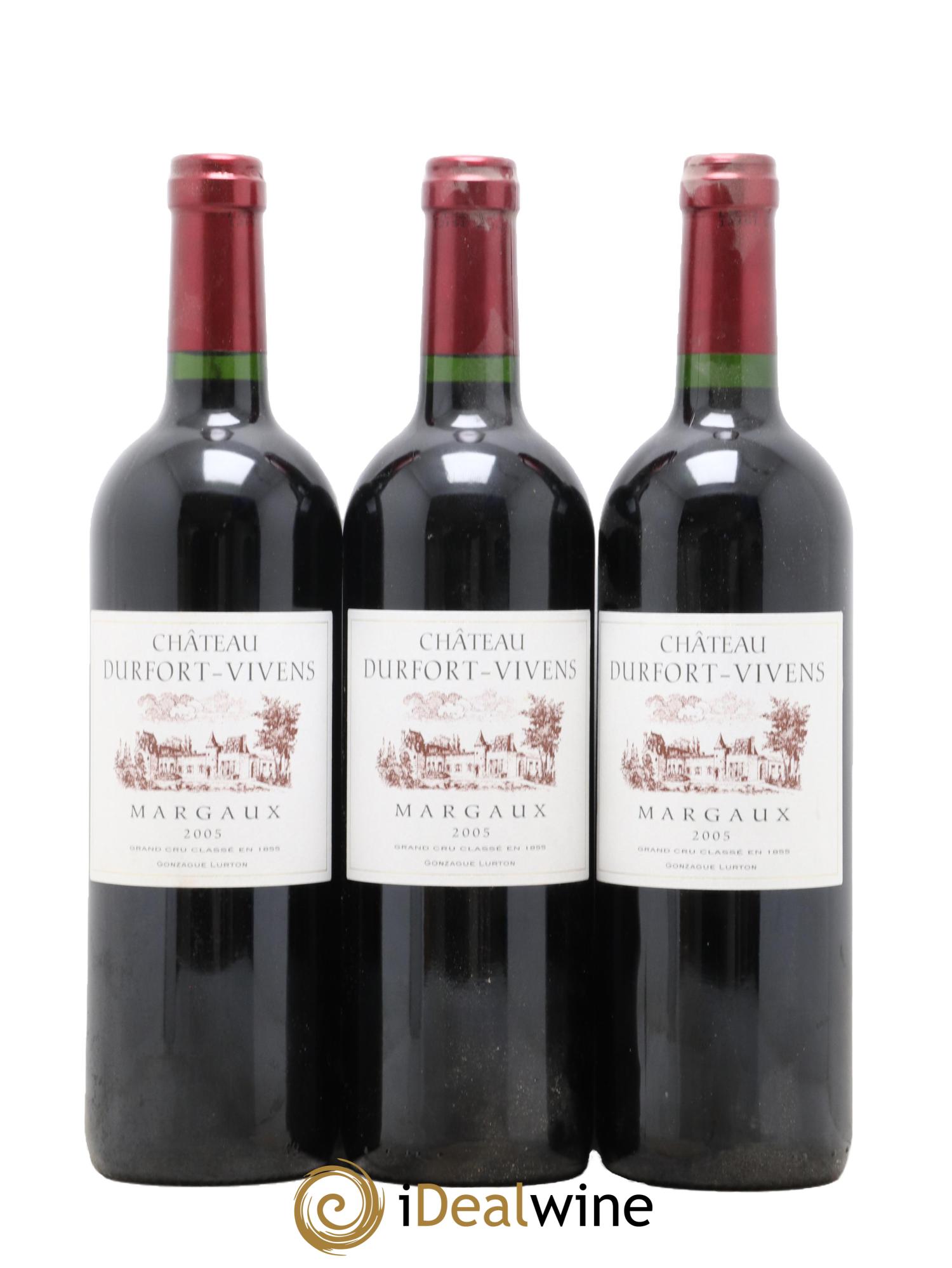 Château Durfort Vivens 2ème Grand Cru Classé 2005 - Lot de 12 bouteilles - 1