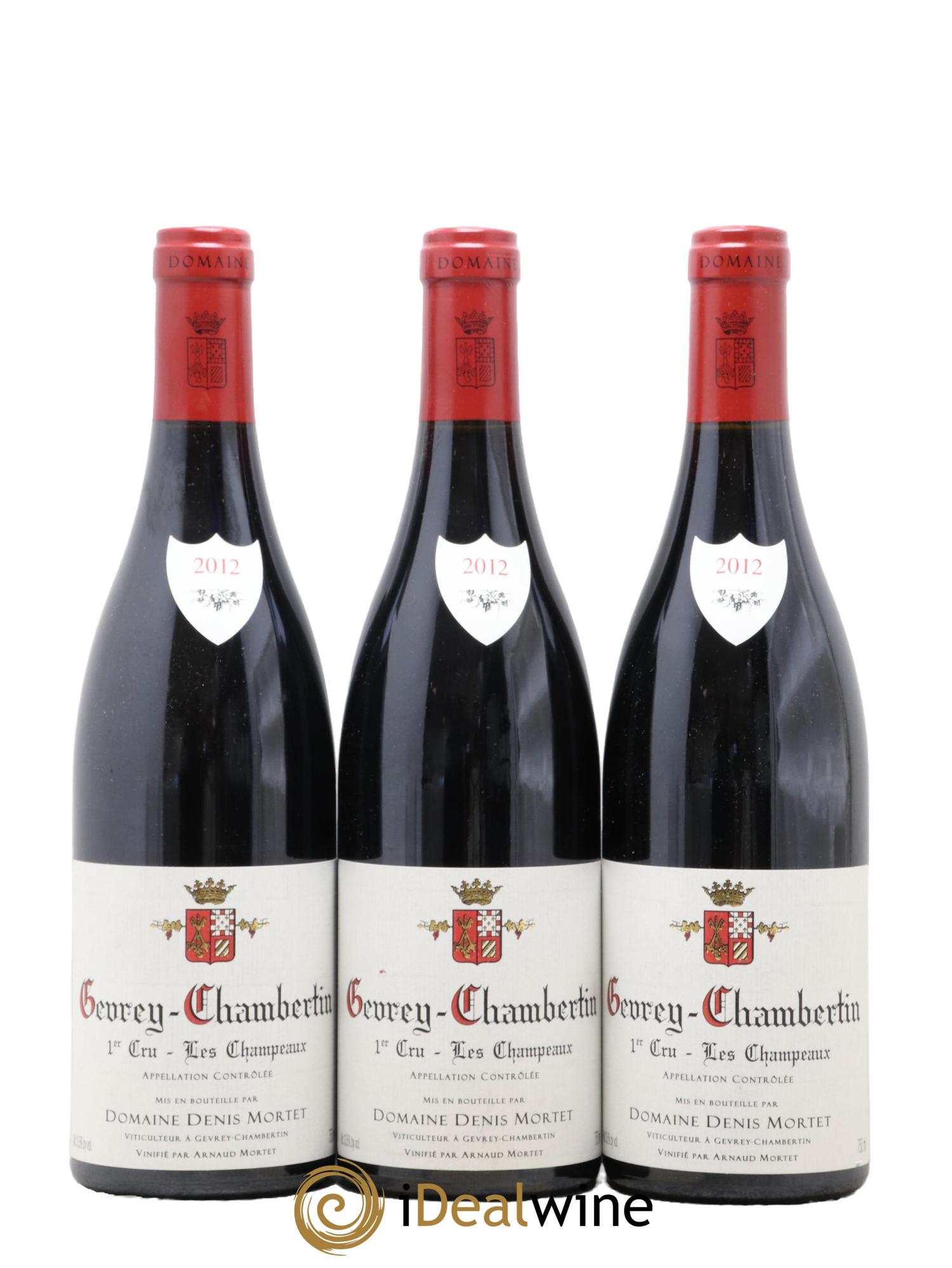 Gevrey-Chambertin 1er Cru Les Champeaux Denis Mortet (Domaine) 2012 - Lot de 3 bouteilles - 0