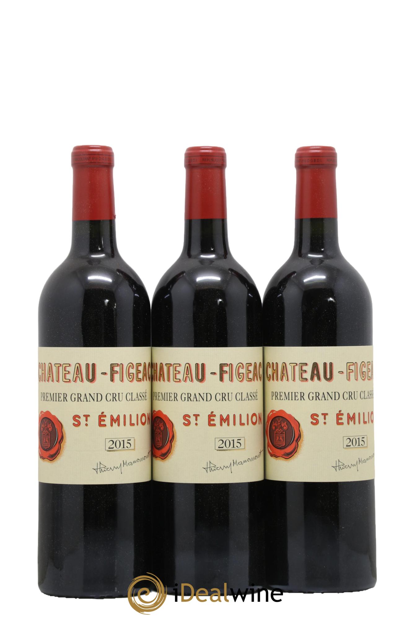 Château Figeac 1er Grand Cru Classé A 2015 - Lot of 6 bottles - 3