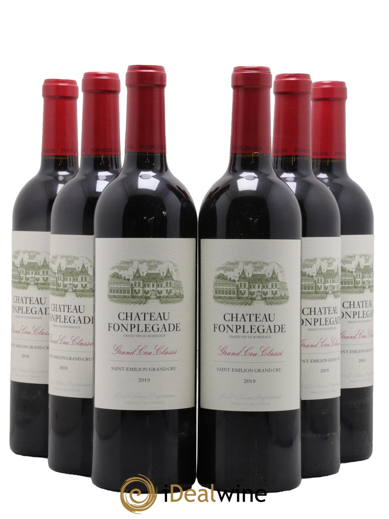 Château Fonplegade Grand Cru Classé 2019 - Lotto di 6 bottiglie - 0