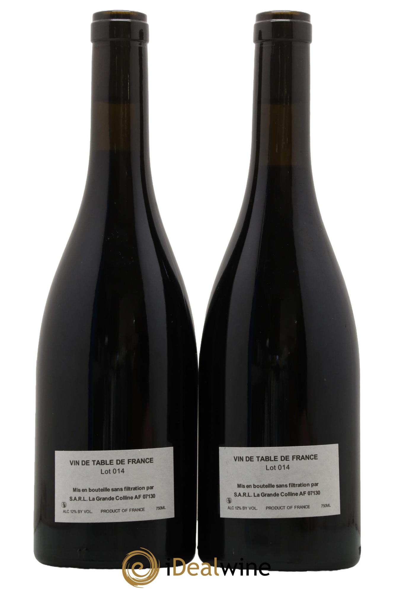 Vin de France (Ex Cornas) Hirotake Ooka - Domaine La Grande Colline  2014 - Lotto di 2 bottiglie - 1