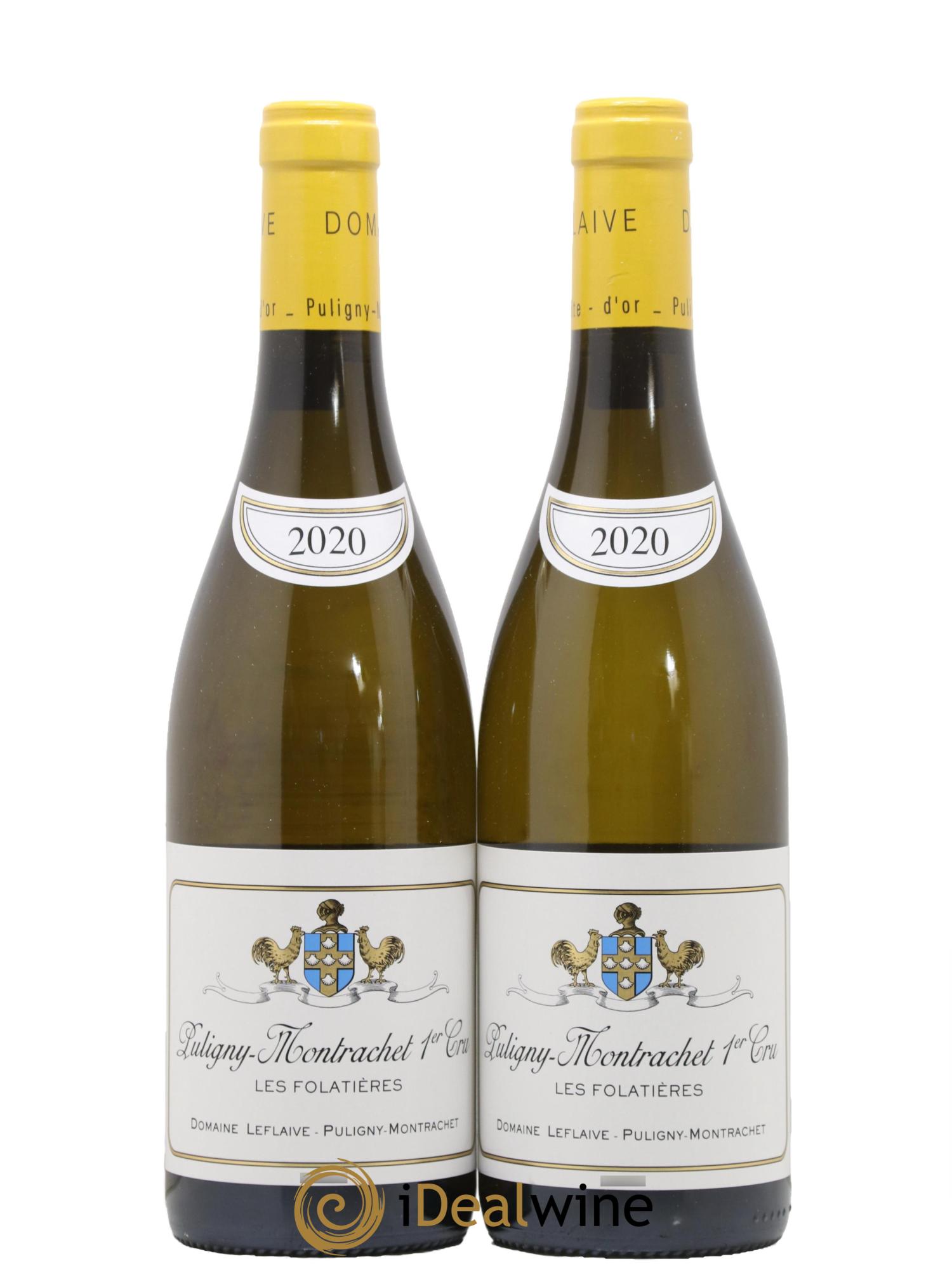 Puligny-Montrachet 1er Cru Les Folatières Leflaive (Domaine) 2020 - Lot de 2 bouteilles - 0