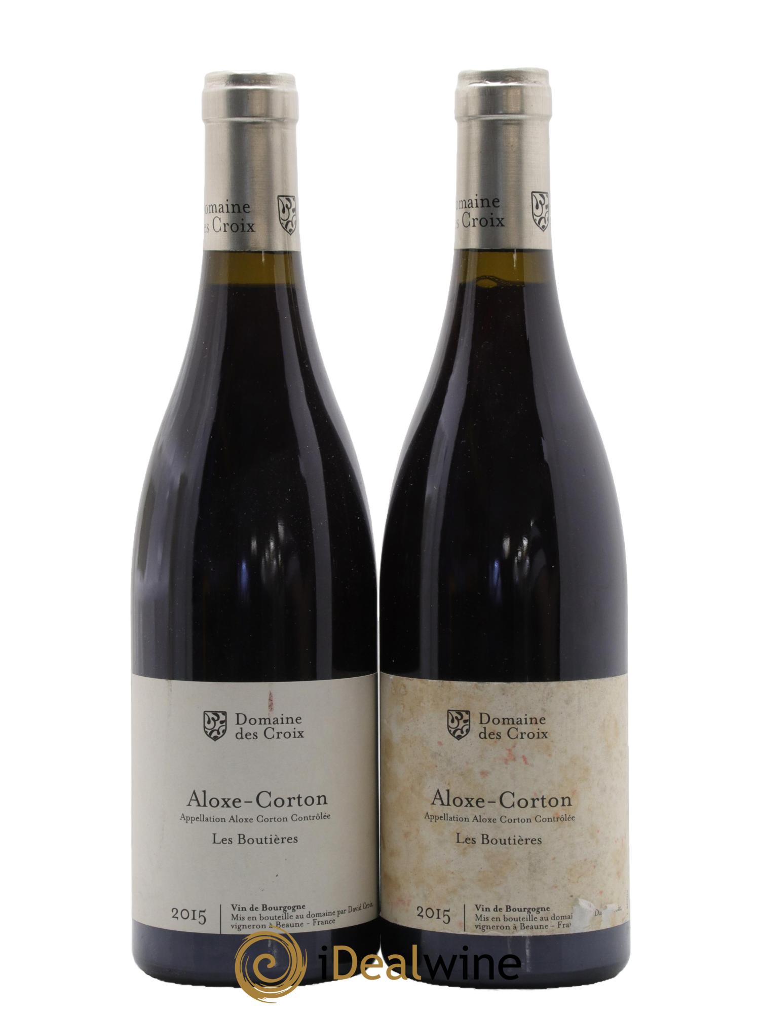 Aloxe-Corton Les Boutières Croix (Domaine des) 2015 - Lot of 2 bottles - 0