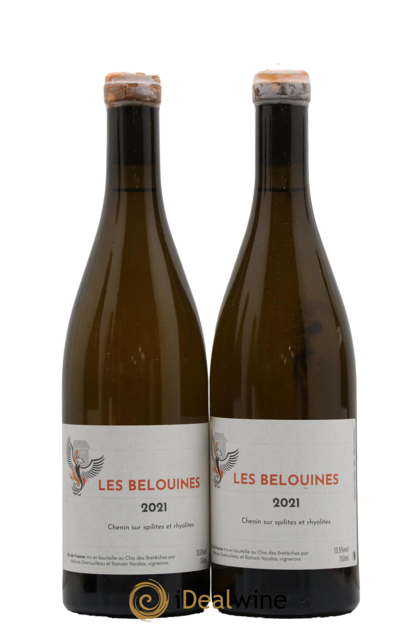 Vin de France Les Belouines Clos des Bretèches 2021 - Lot de 2 bouteilles - 0