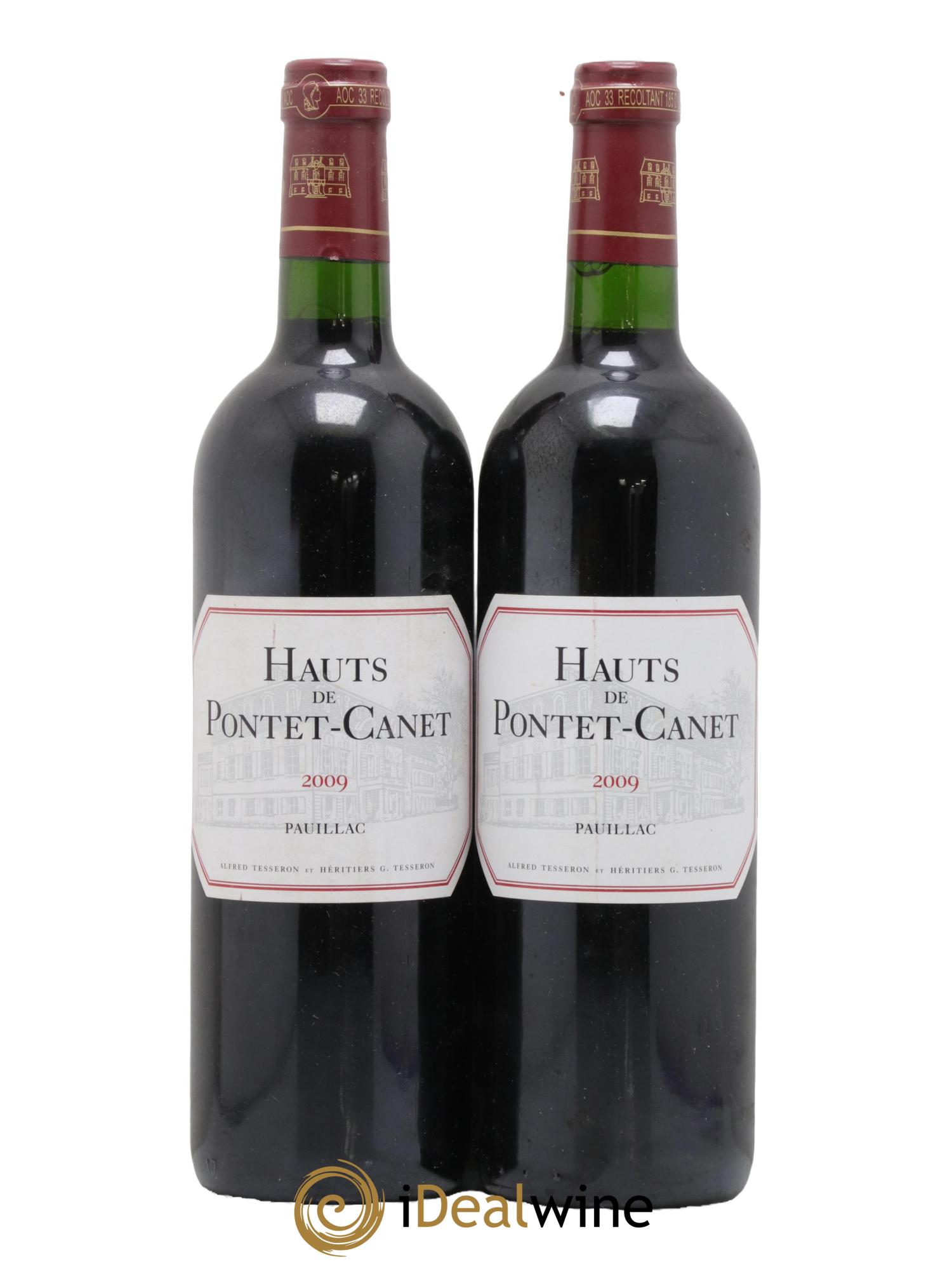 Les Hauts de Pontet-Canet Second Vin 2009 - Lot of 2 bottles - 0