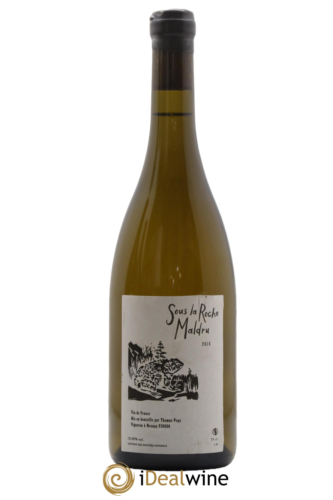 Vin de France Savagnin Sous la Roche Maldru Thomas Popy 2018 - Lotto di 1 bottiglia - 0