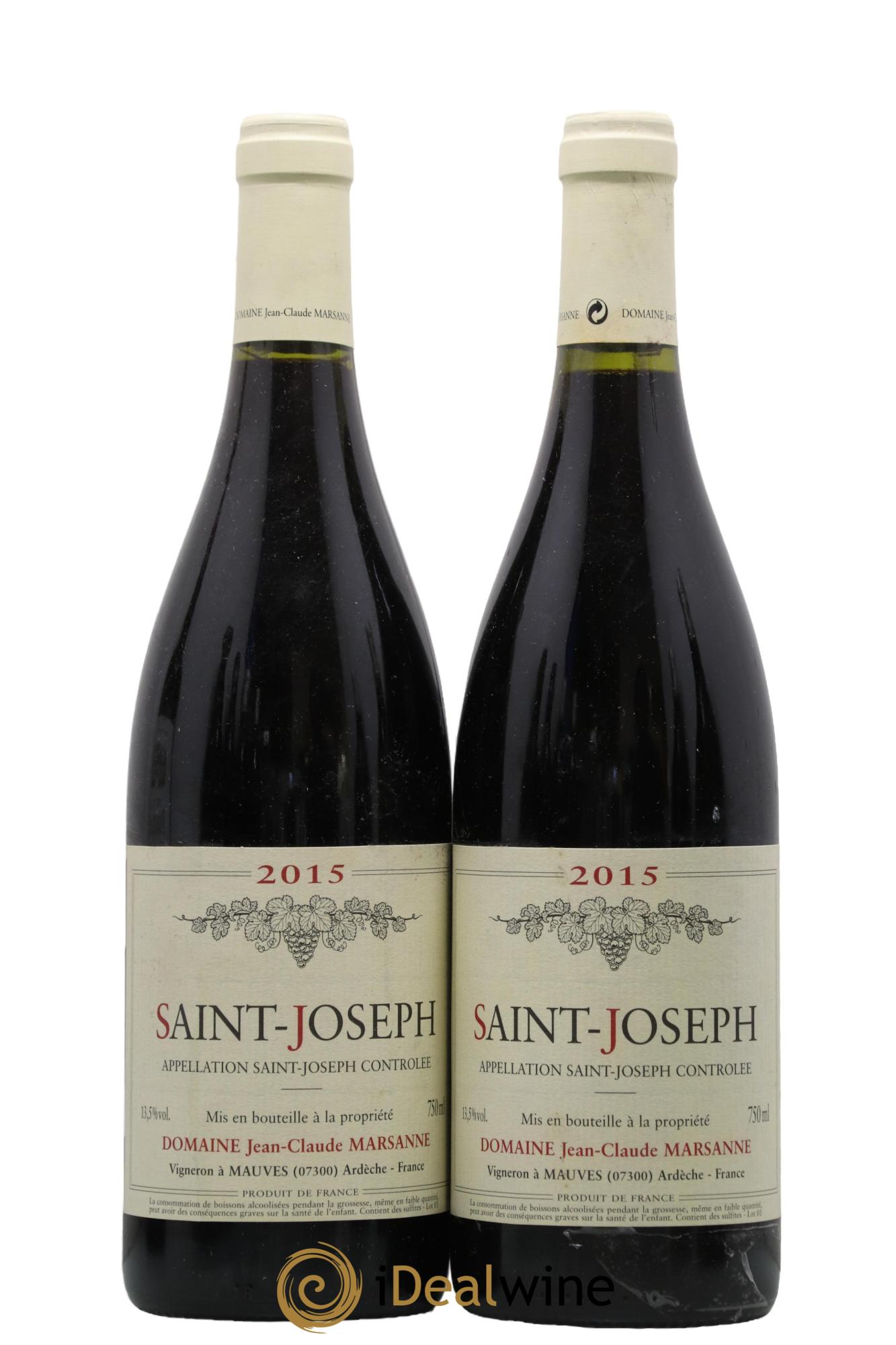 Saint-Joseph Jean-Claude Marsanne (Domaine) 2015 - Lot of 2 bottles - 0