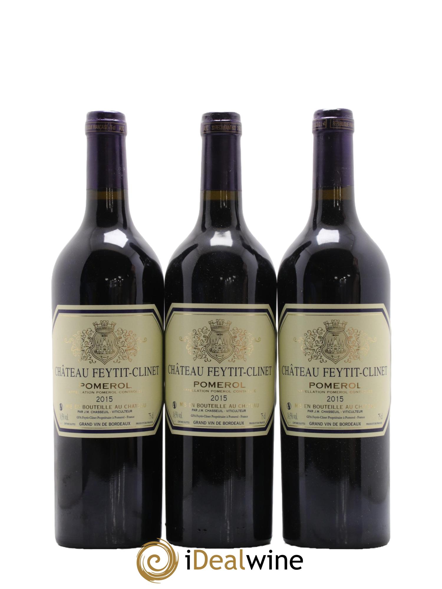 Château Feytit-Clinet 2015 - Lot de 6 bouteilles - 2