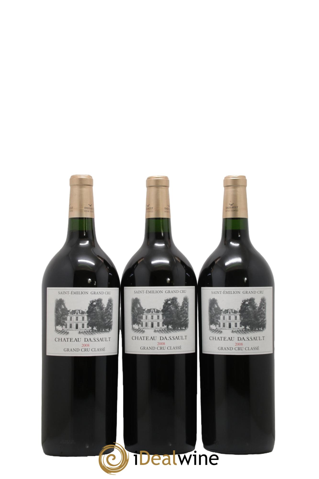 Château Dassault Grand Cru Classé 2008 - Lotto di 3 magnum - 0